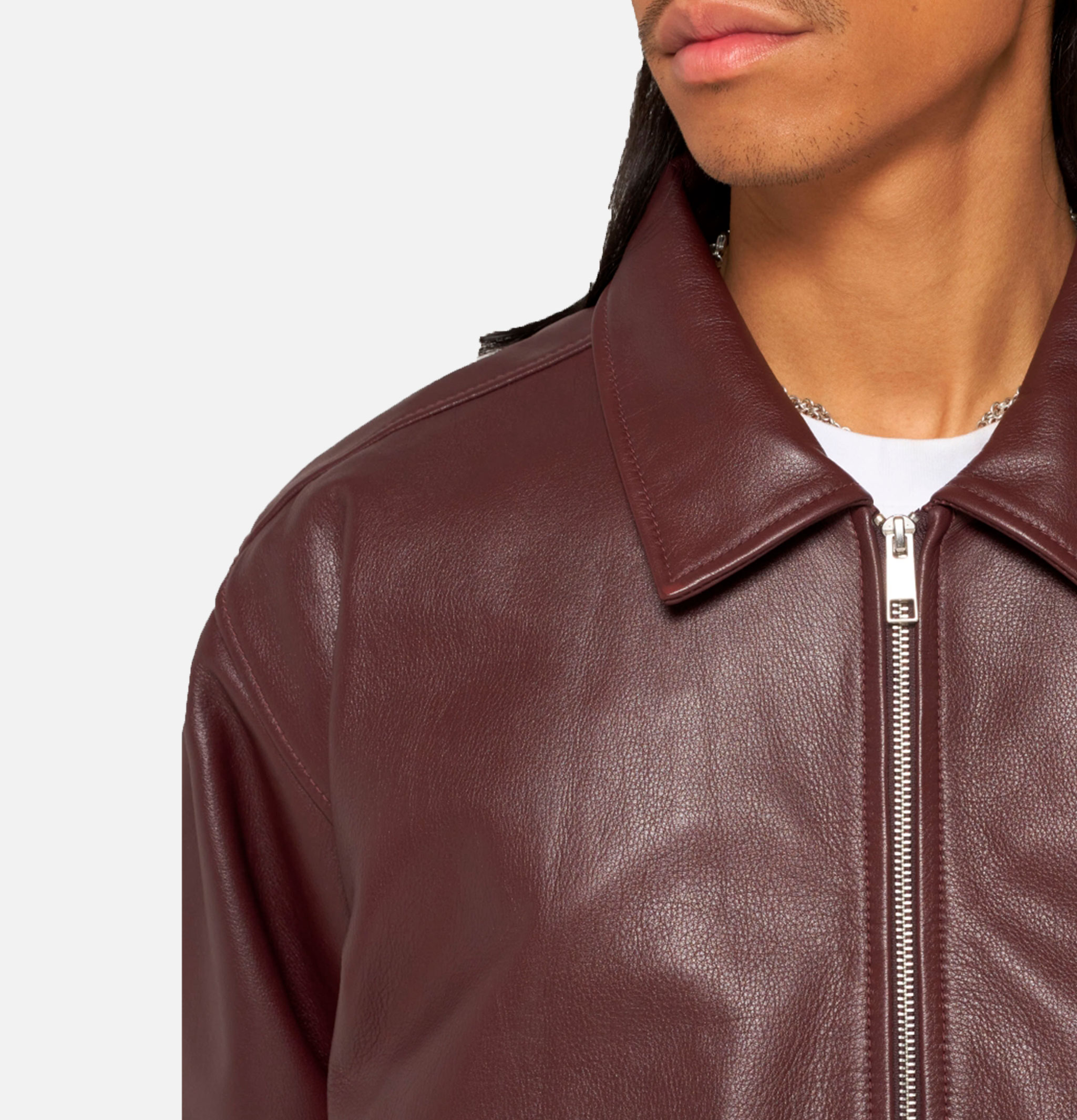 Edwin Dogma Jacket Brown Burgundy