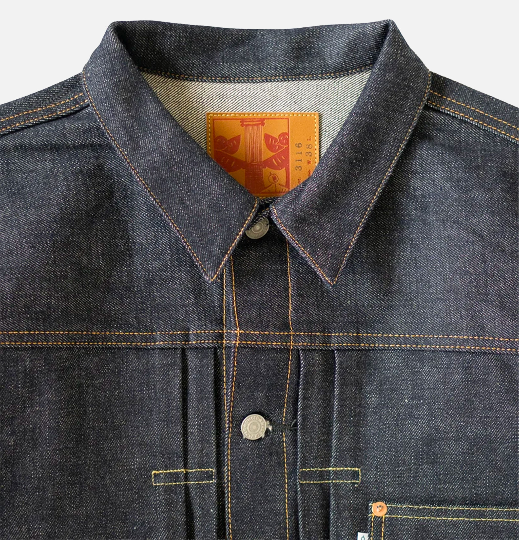 Omoto Denim Veste 3116 Type 1 15.5oz Raw