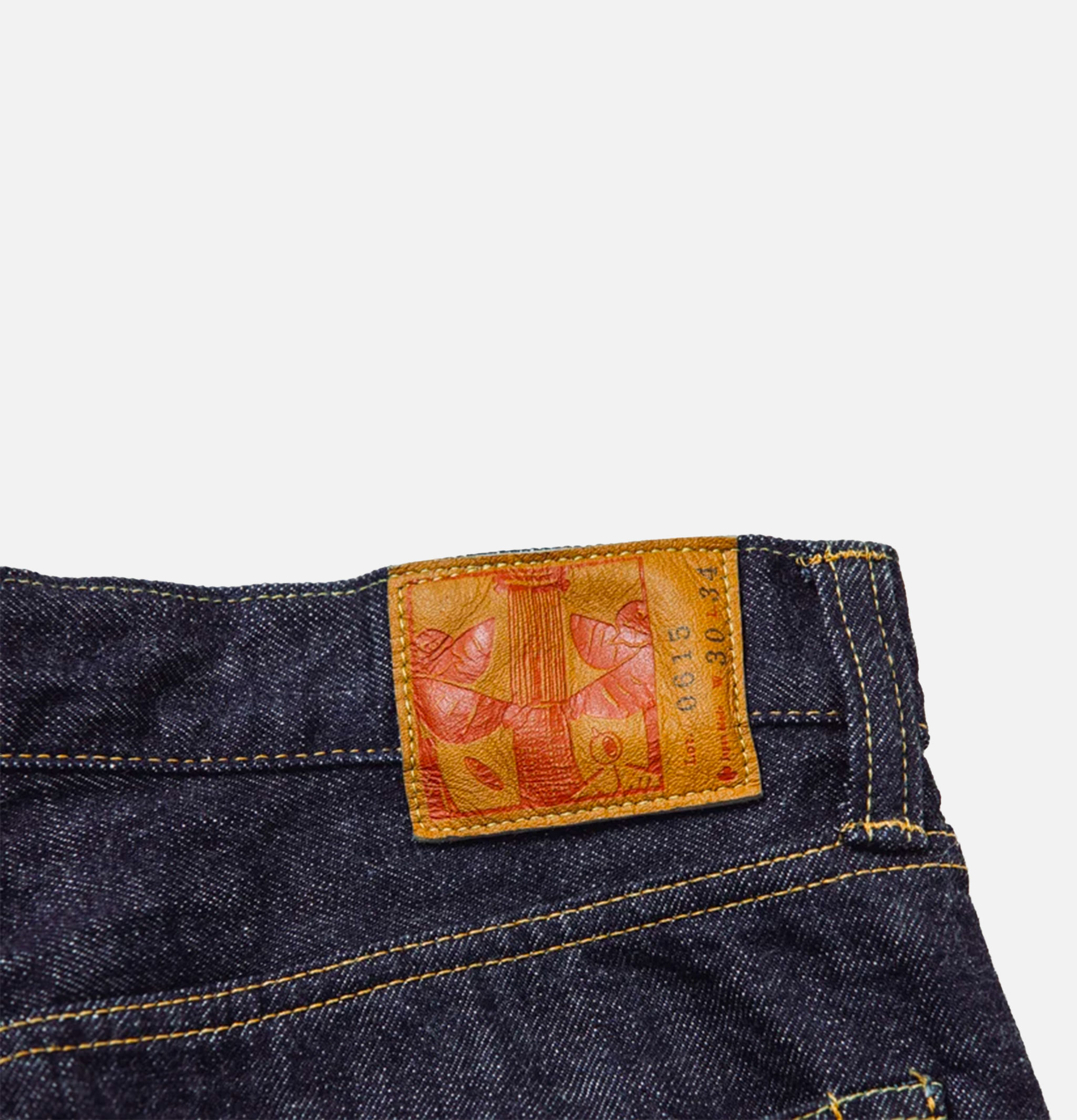 Omoto Denim Jean 615 Relax Fit 13.5oz One Washed