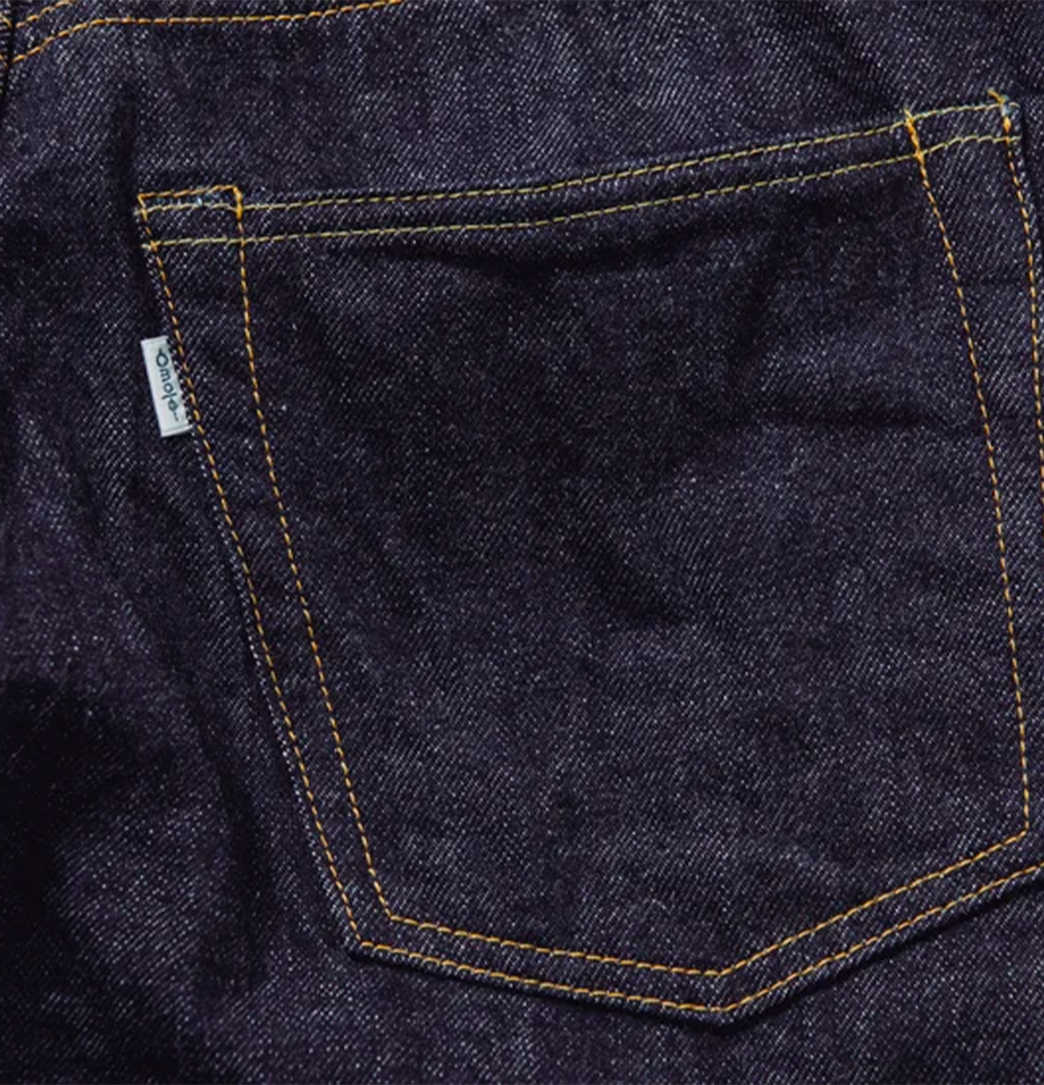 Omoto Denim Jean 815 Wide Fit 13.5oz One-washed