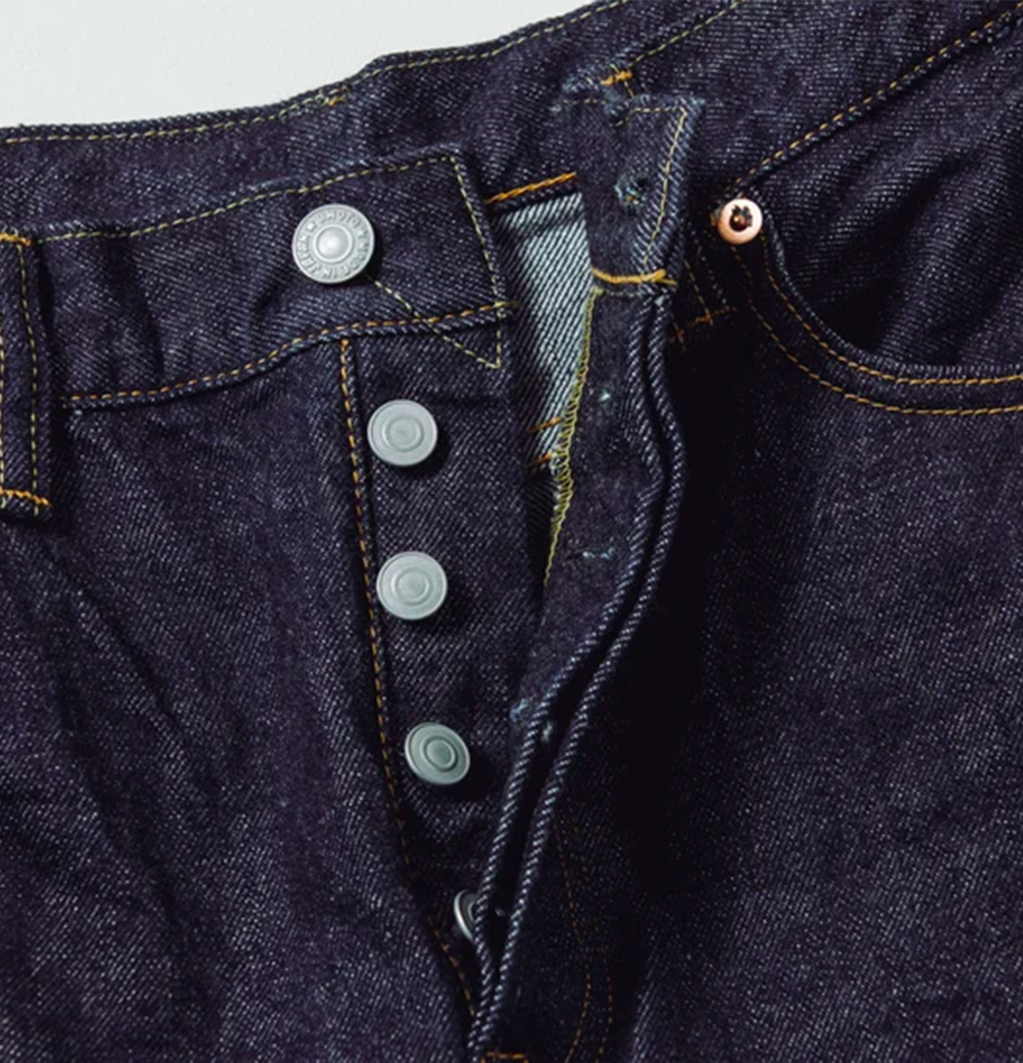 Omoto Denim Jean 415 Straight 13.5oz One Washed