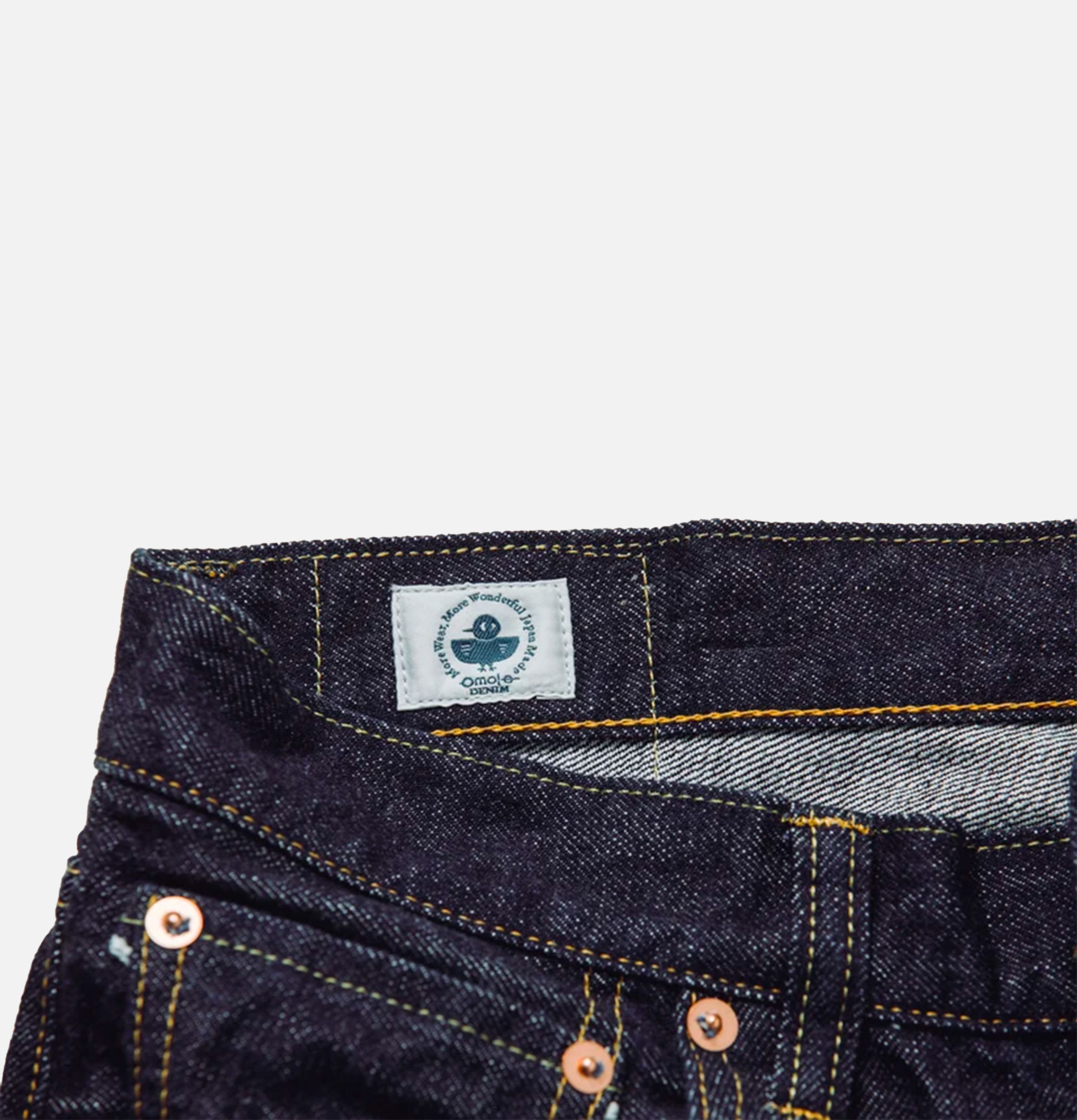 Omoto Denim Jean 415 Straight 13.5oz One Washed