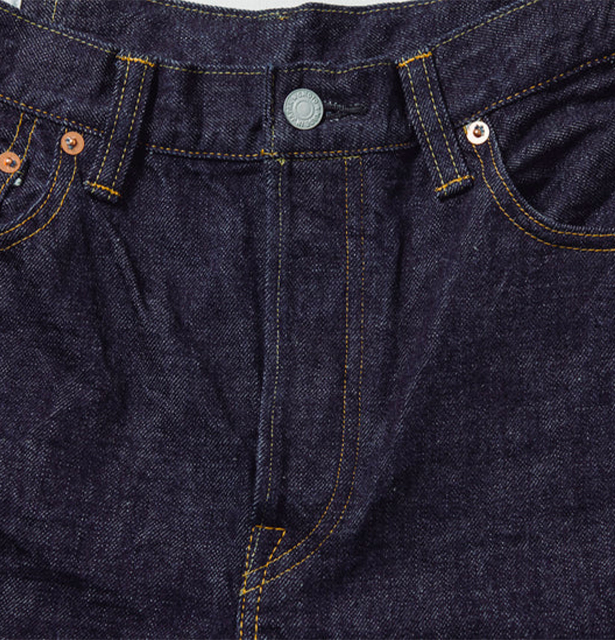 Omoto Denim Jean 415 Straight 13.5oz One Washed