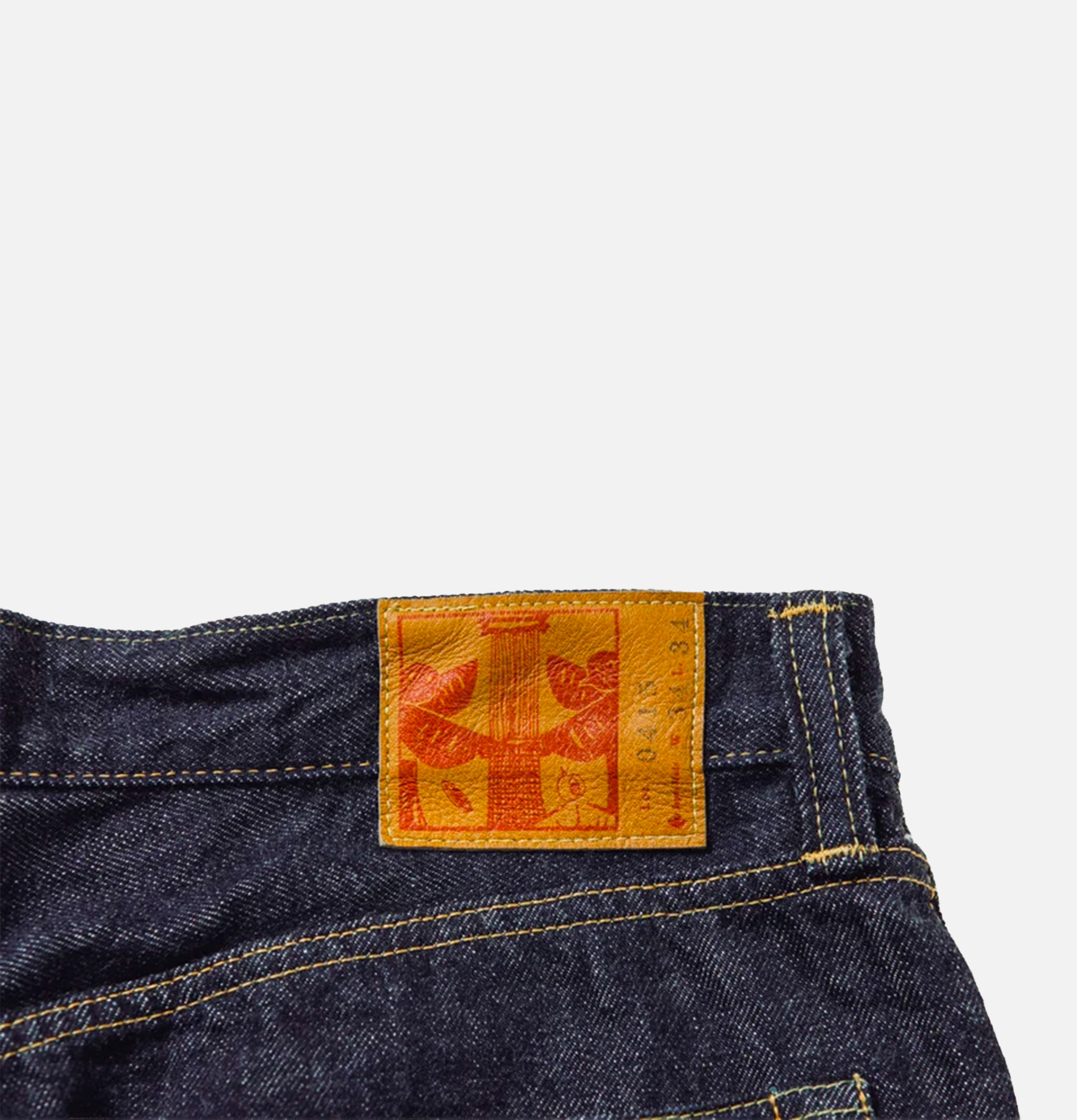 Omoto Denim Jean 415 Straight 13.5oz One Washed