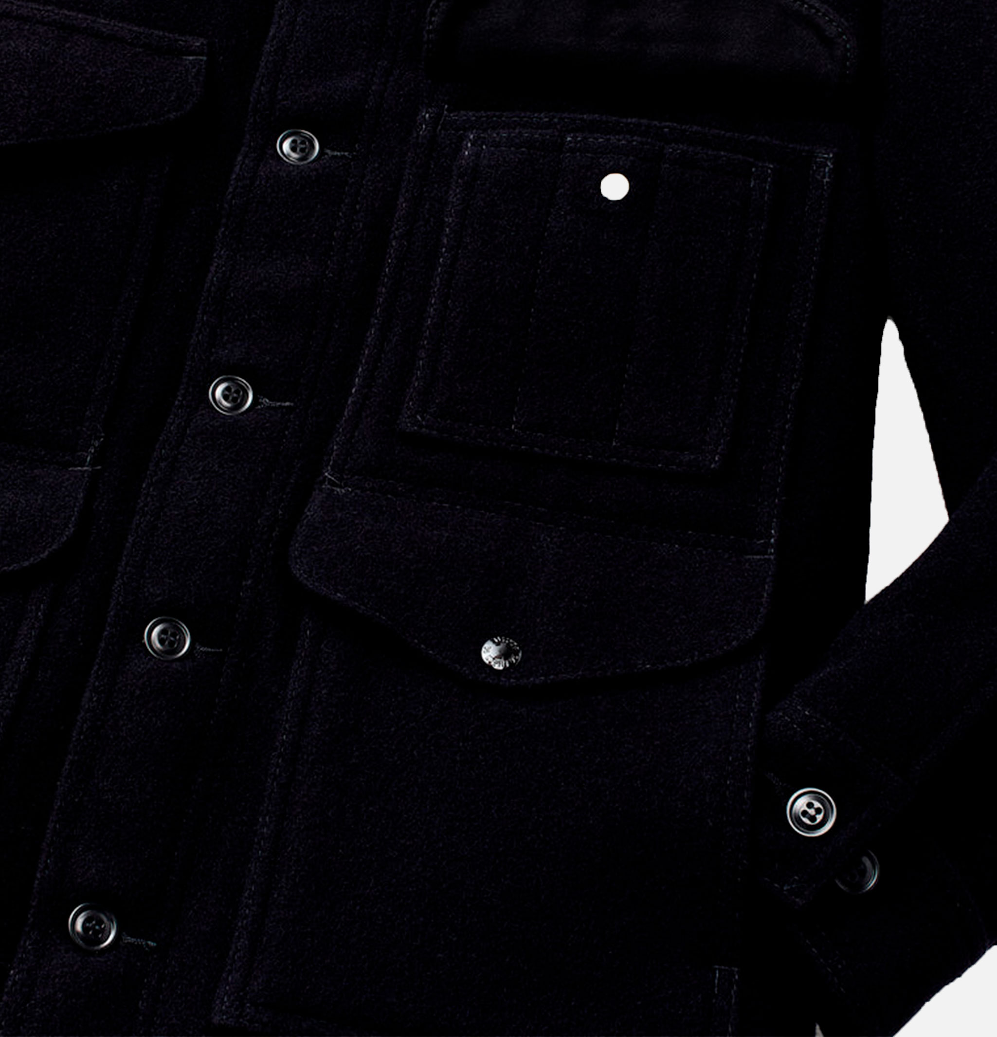 Filson Wool Mackinaw Cruiser Black