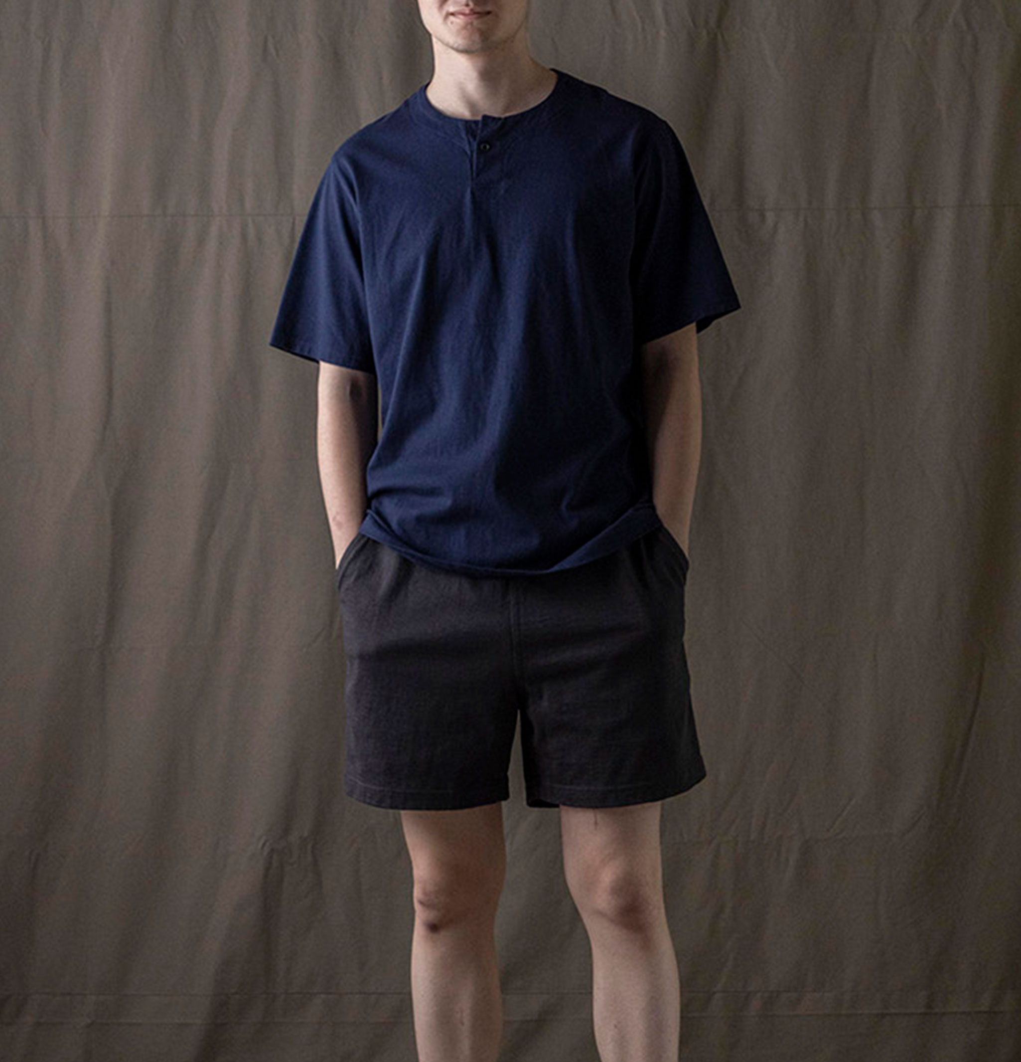 Jackman Henley Tee Navy
