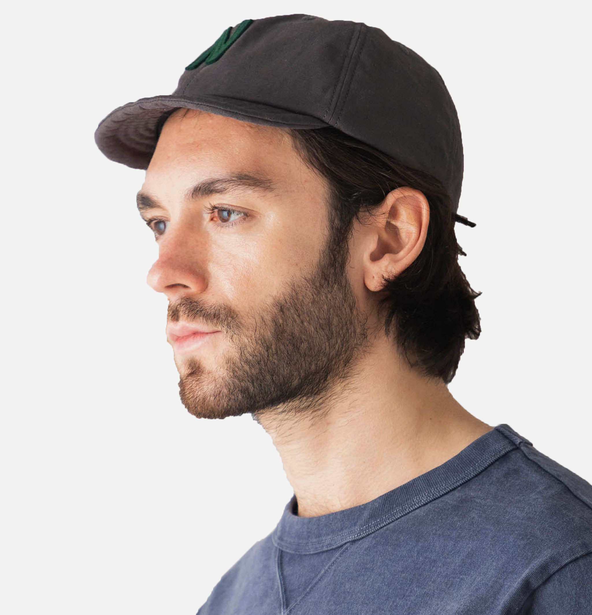 Jackman Back Nep Baseball Cap Black