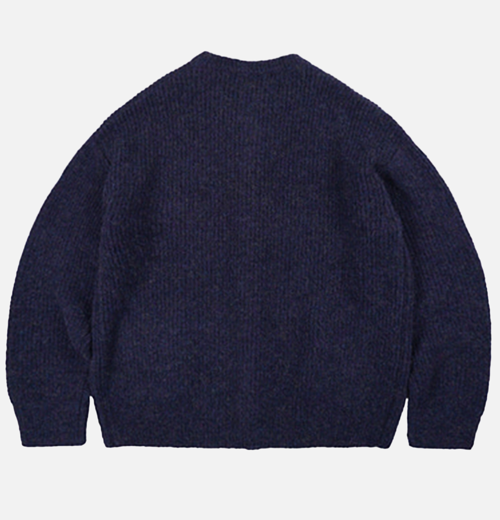 Frizmworks Cardigan Col Rond Maille Brossée Violet