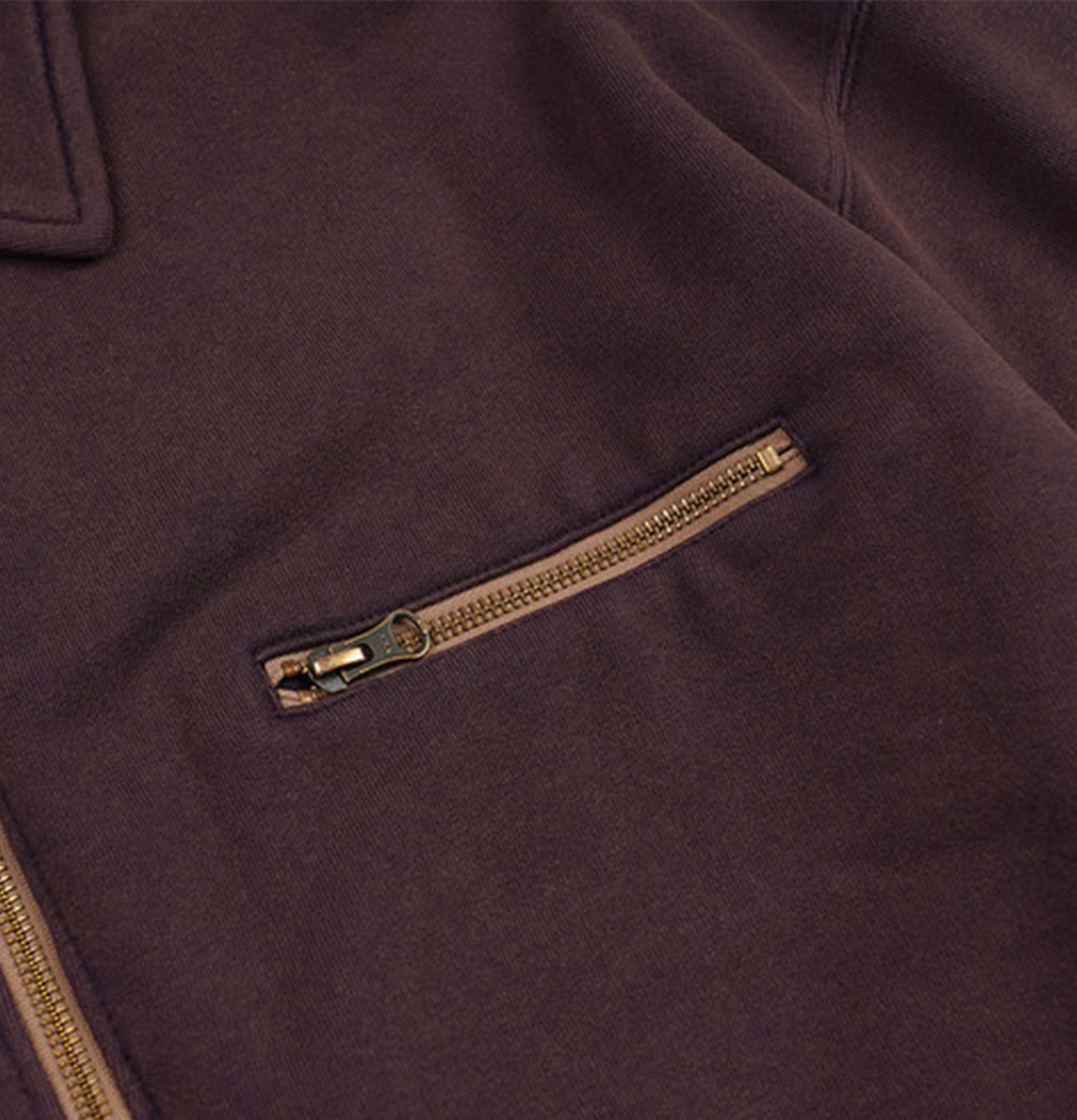 Frizmworks Vintage Dyeing Half Zip Sweat Vintage Violet