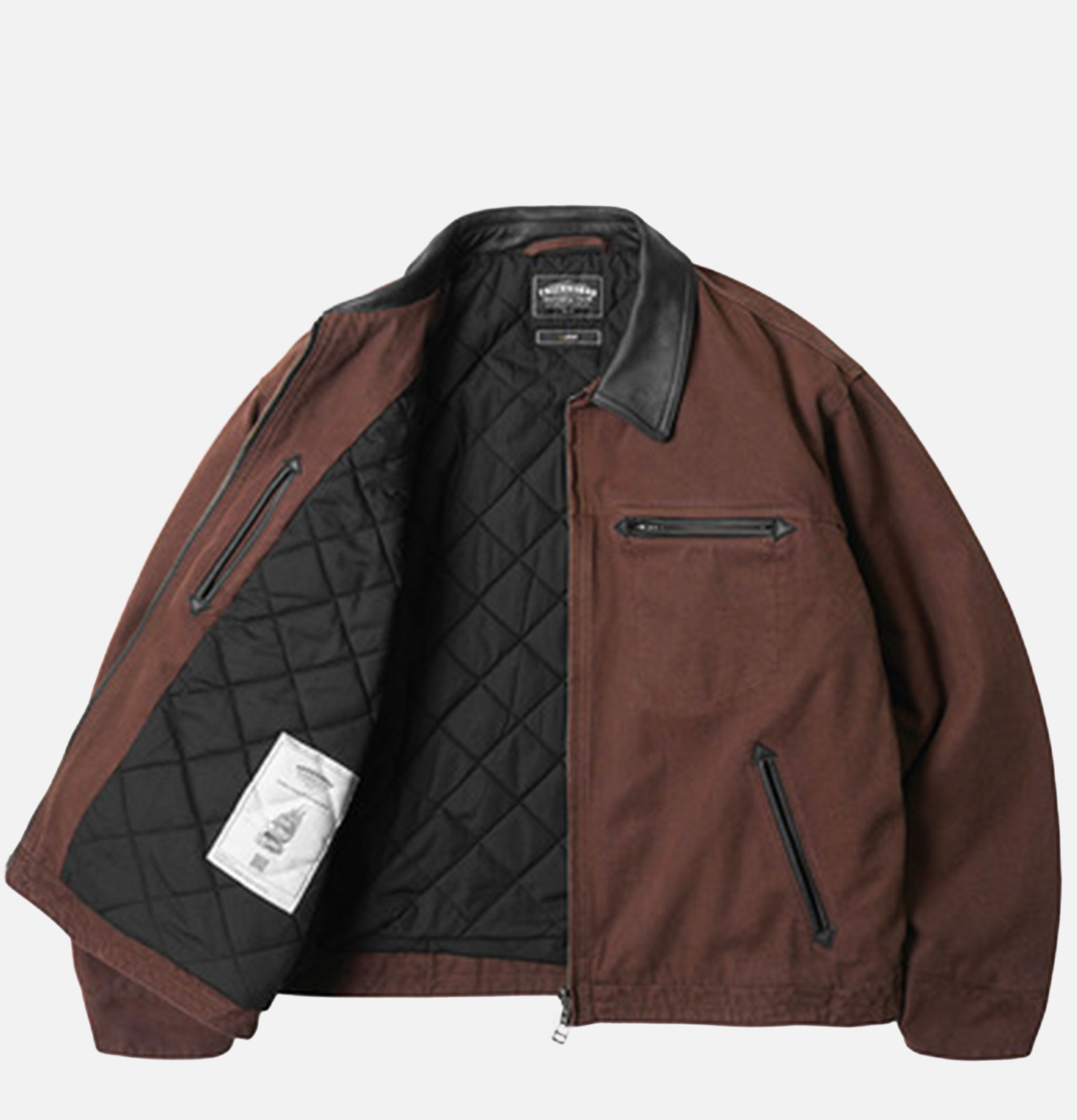 Frizmworks Veste Heavy Canvas Destroyed Work Marron