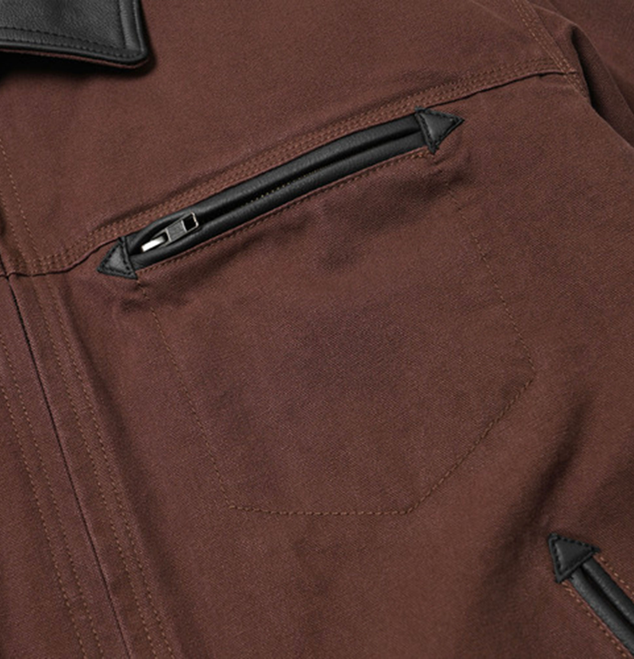 Frizmworks Veste Heavy Canvas Destroyed Work Marron