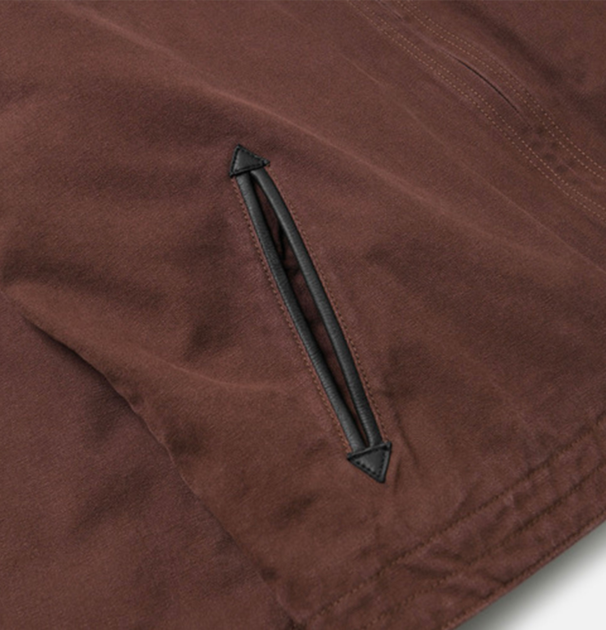 Frizmworks Veste Heavy Canvas Destroyed Work Marron