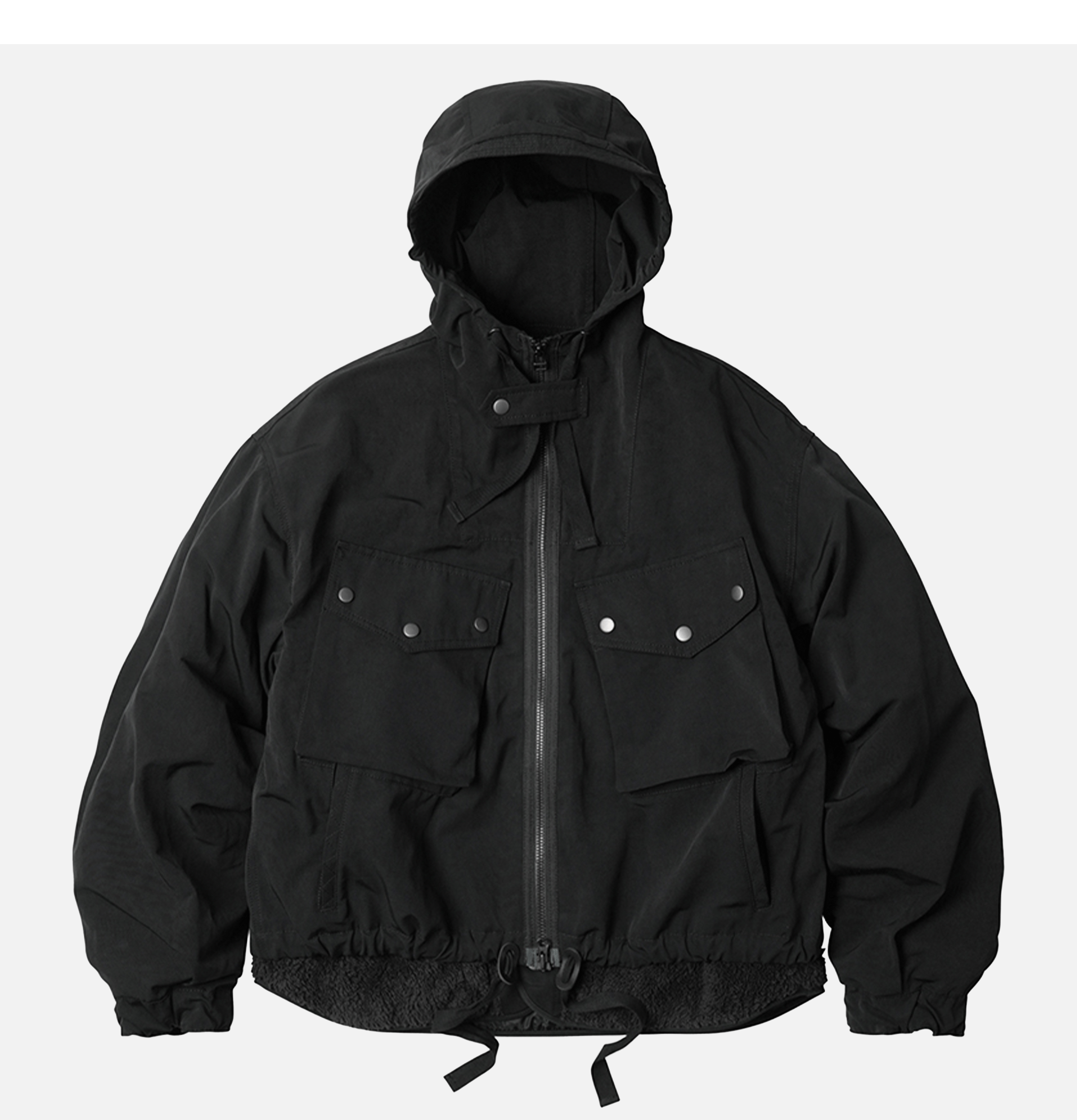 Frizmworks Parka Smock Hooded Noir