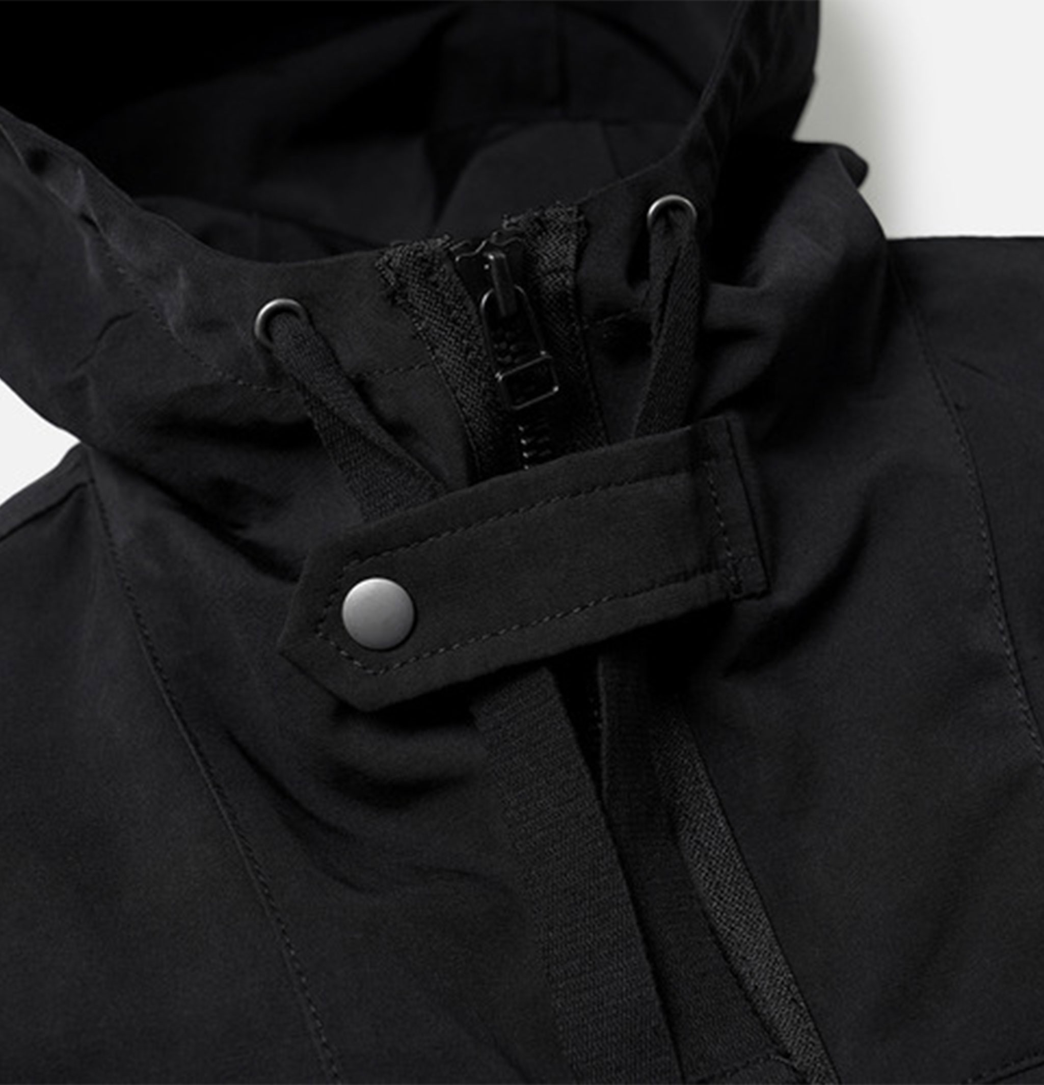 Frizmworks Parka Smock Hooded Noir