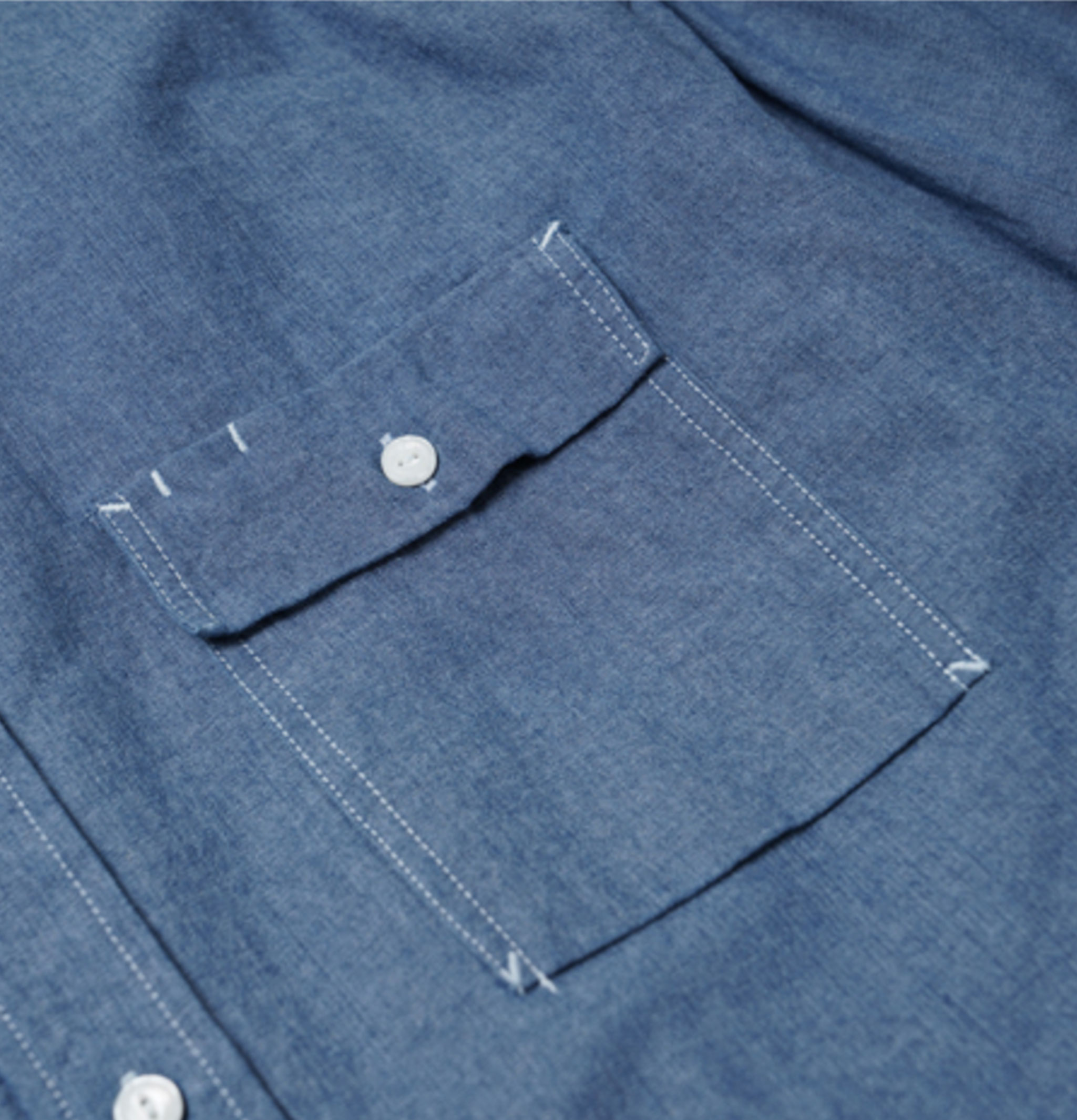 Frizmworks Cigarette Chambray Blue Shirt