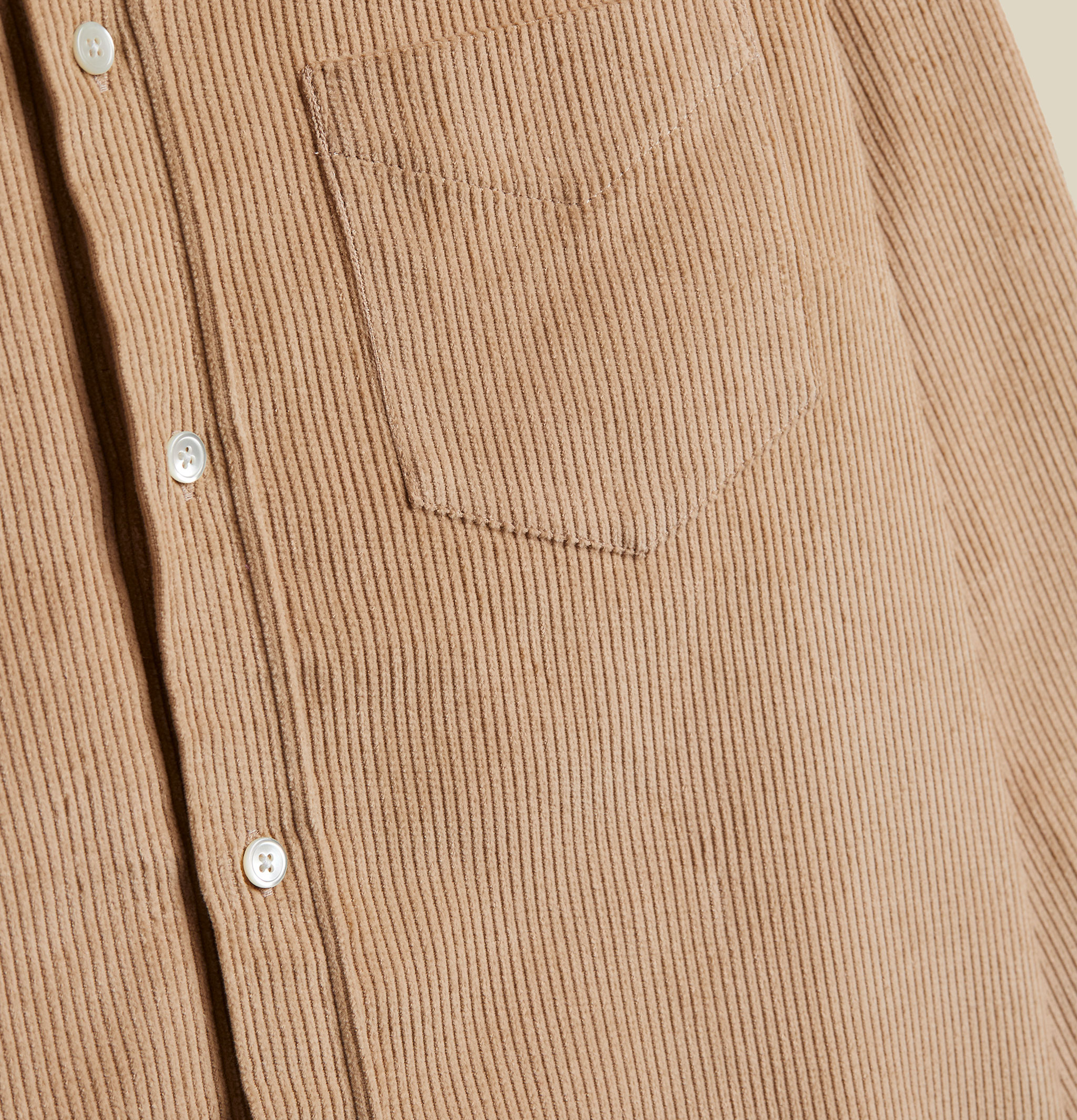 Portuguese Flannel Chemise Lobo Beige