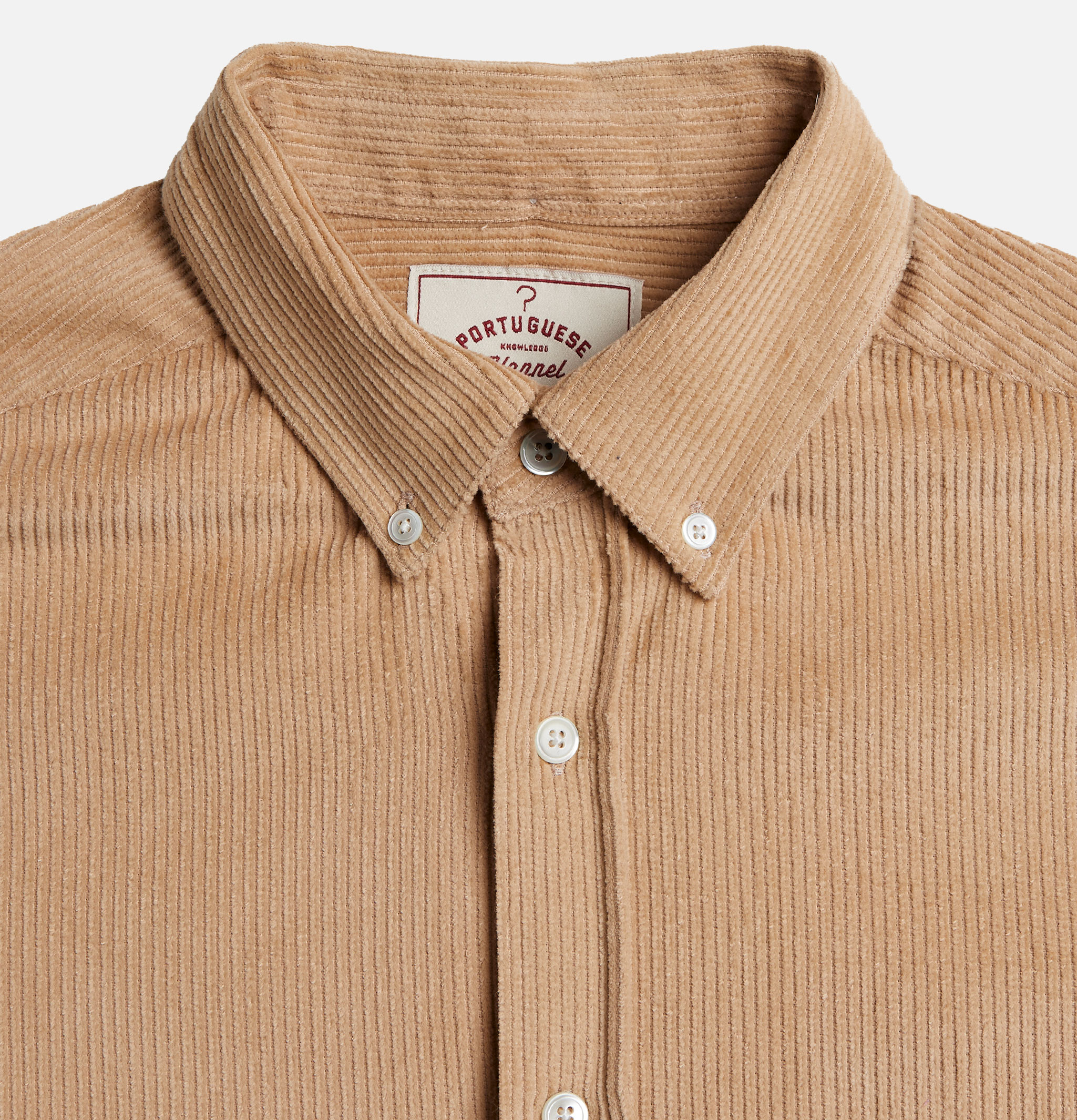 Portuguese Flannel Chemise Lobo Beige