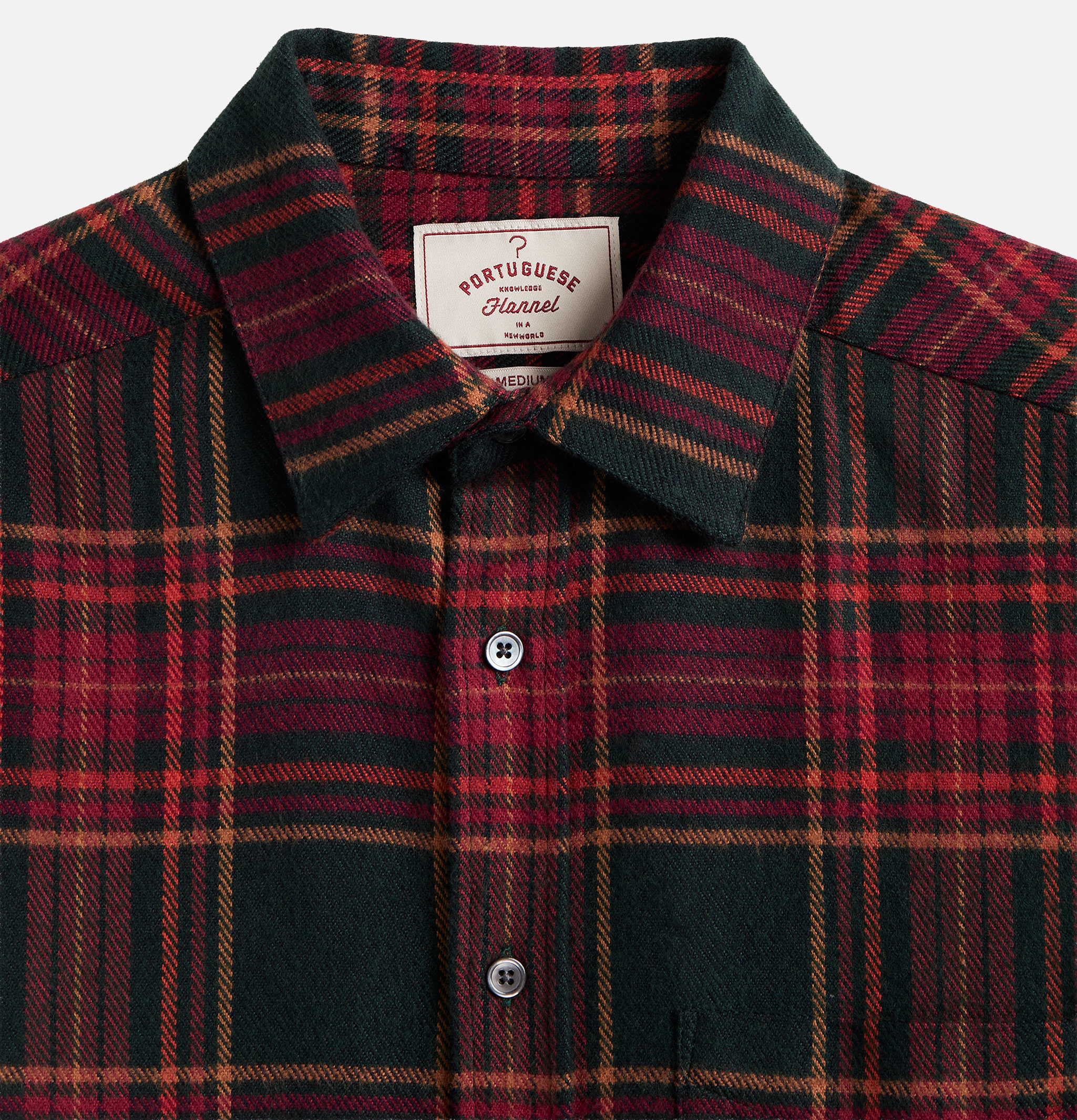 Portuguese Flannel Chemise Bravio Rouge