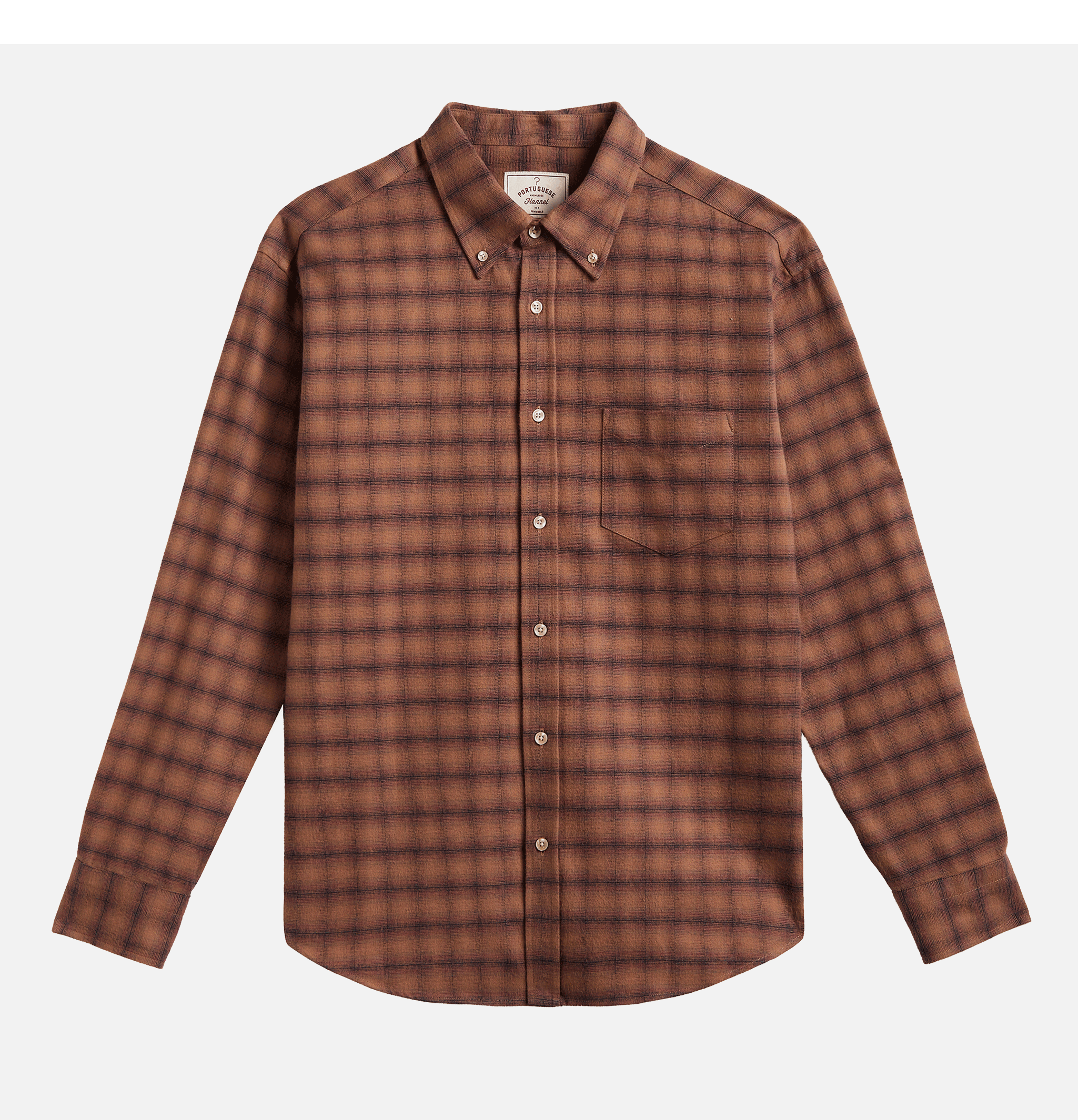 Portuguese Flannel Chemise Oversized Camila Marron