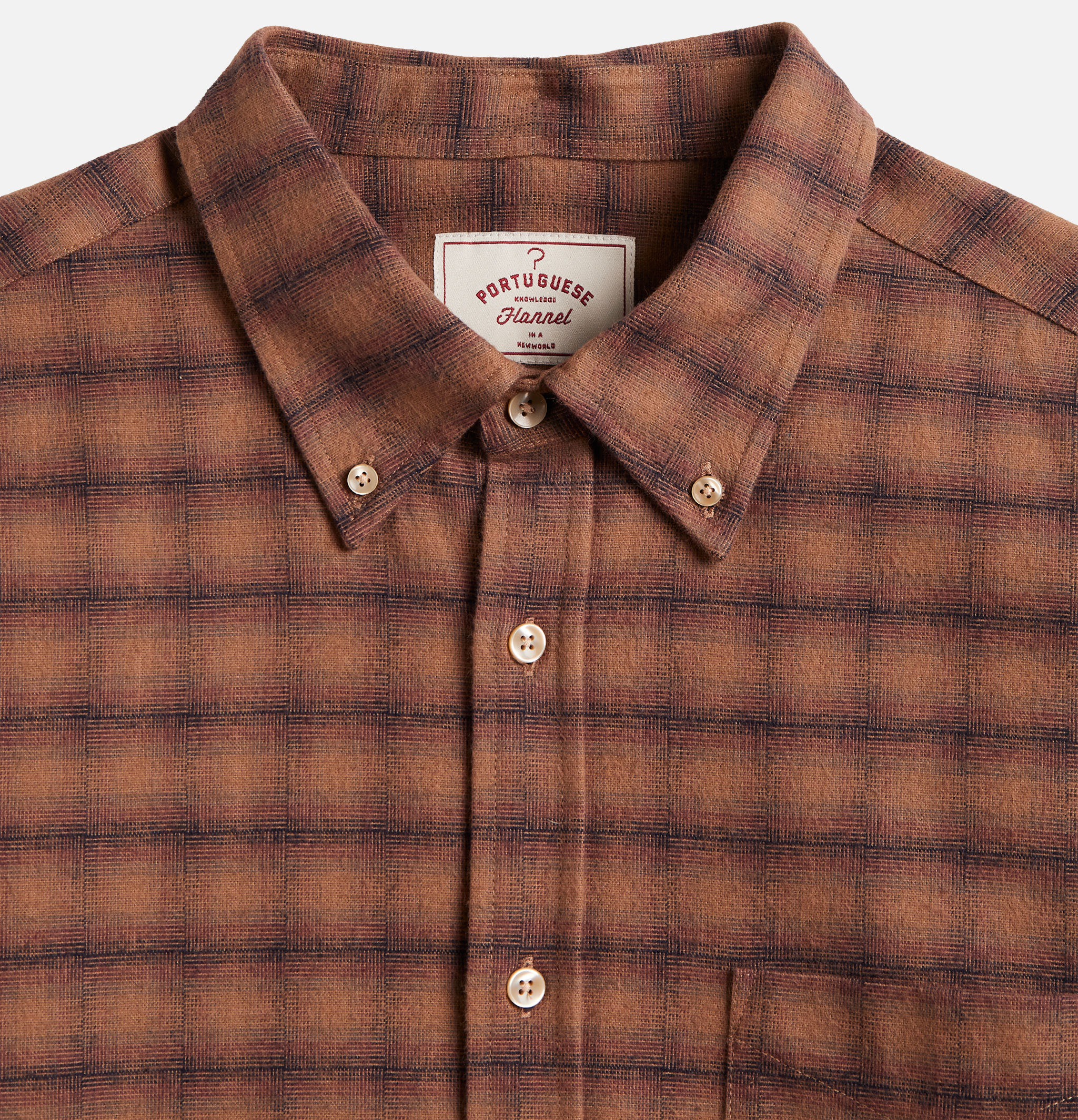 Portuguese Flannel Chemise Oversized Camila Marron