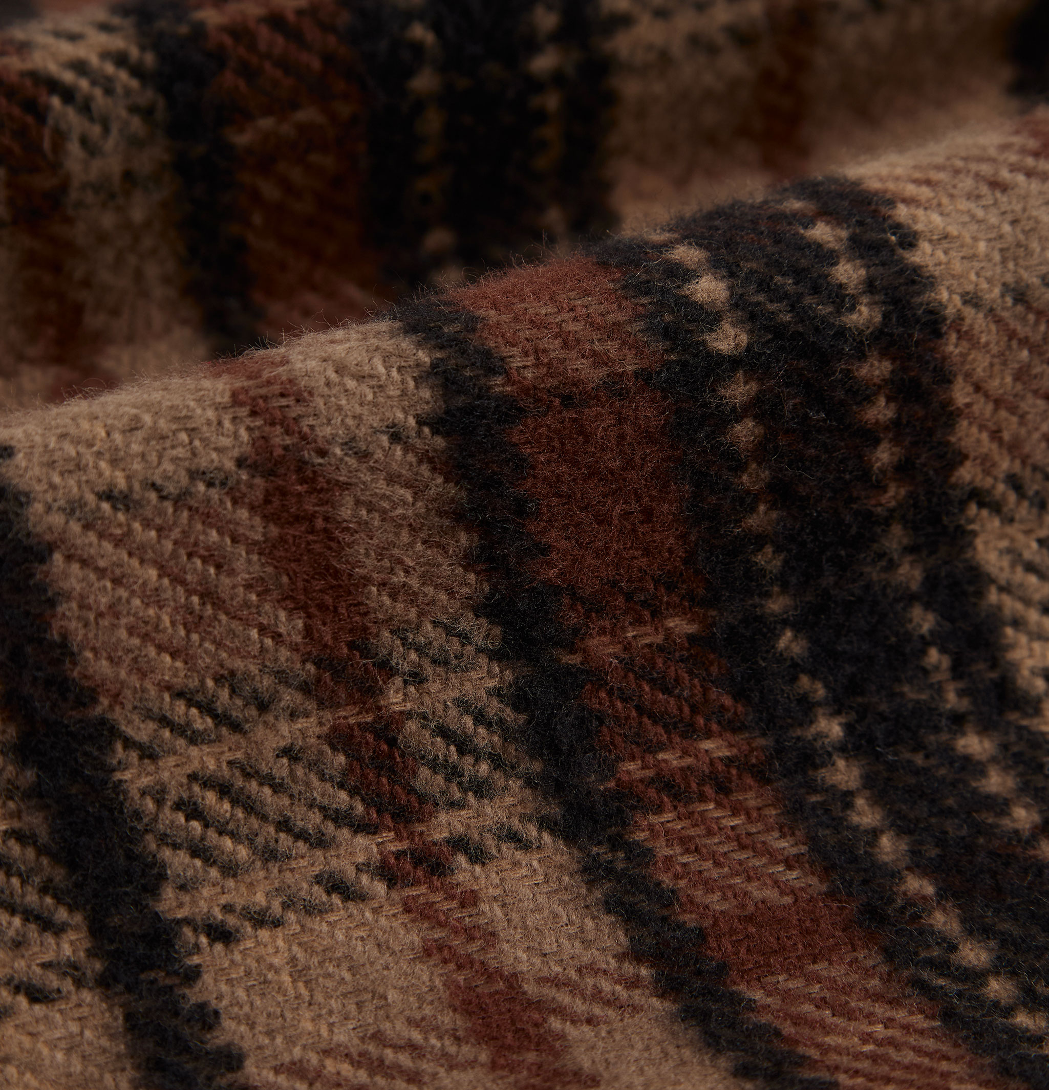 Portuguese Flannel Stalia Brown Oversized Shirt