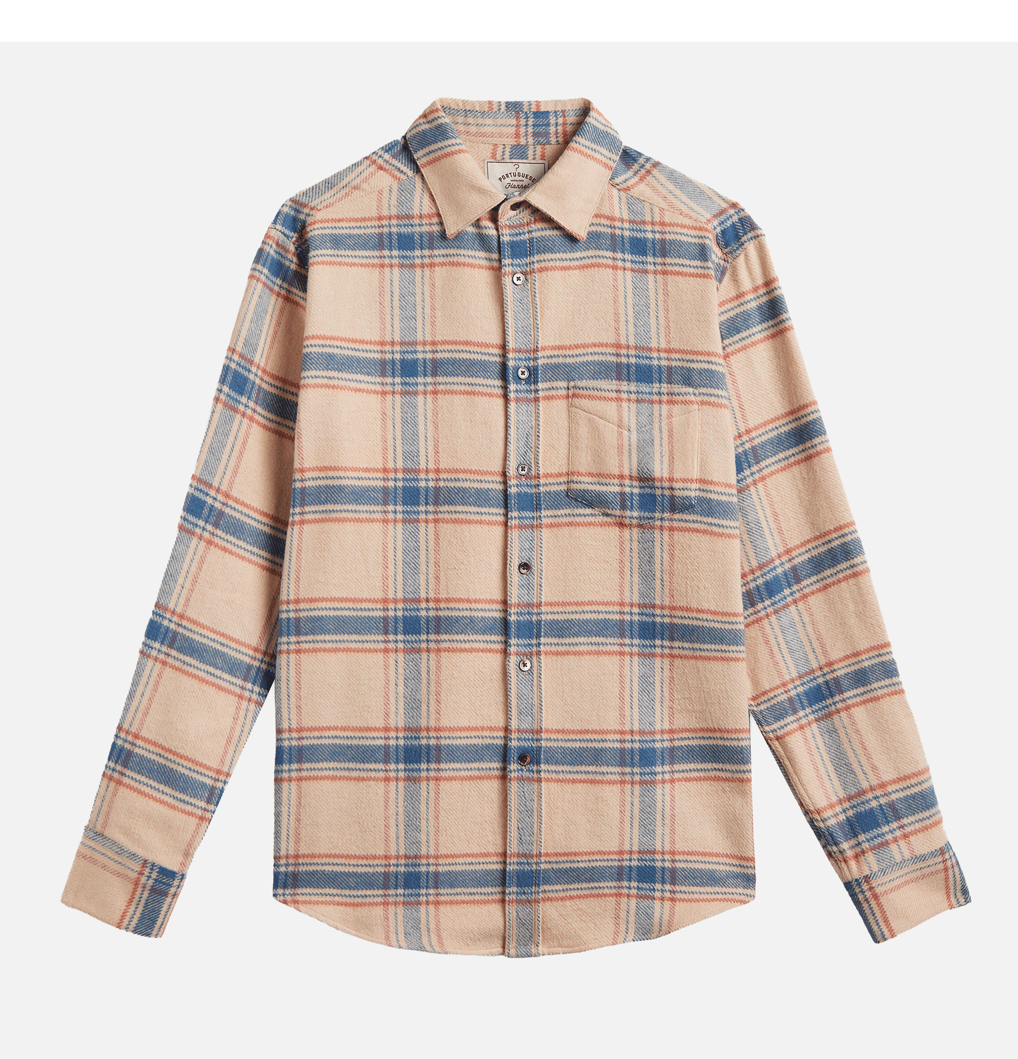 Portuguese Flannel Chemise Serena Beige