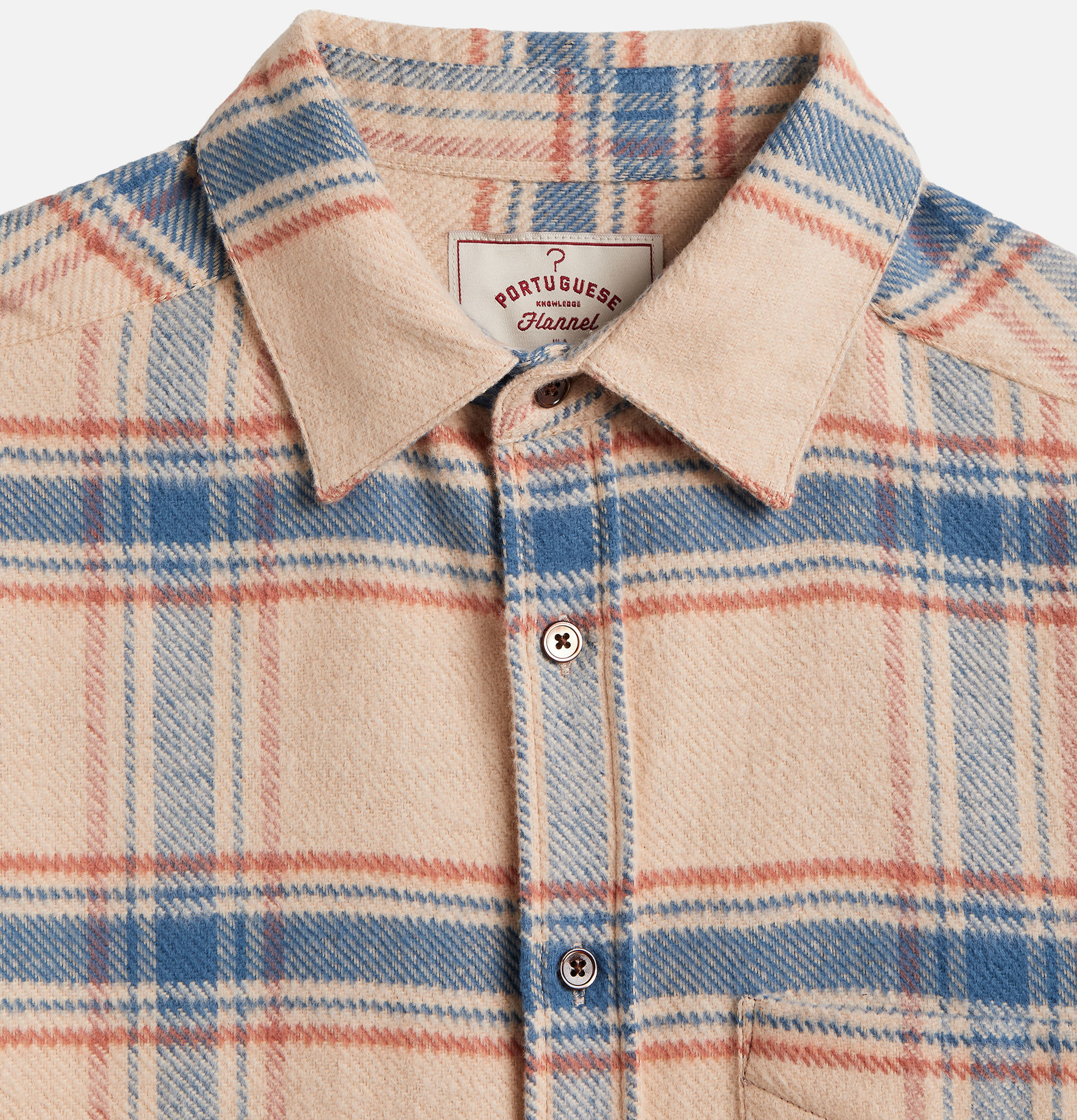 Portuguese Flannel Chemise Serena Beige
