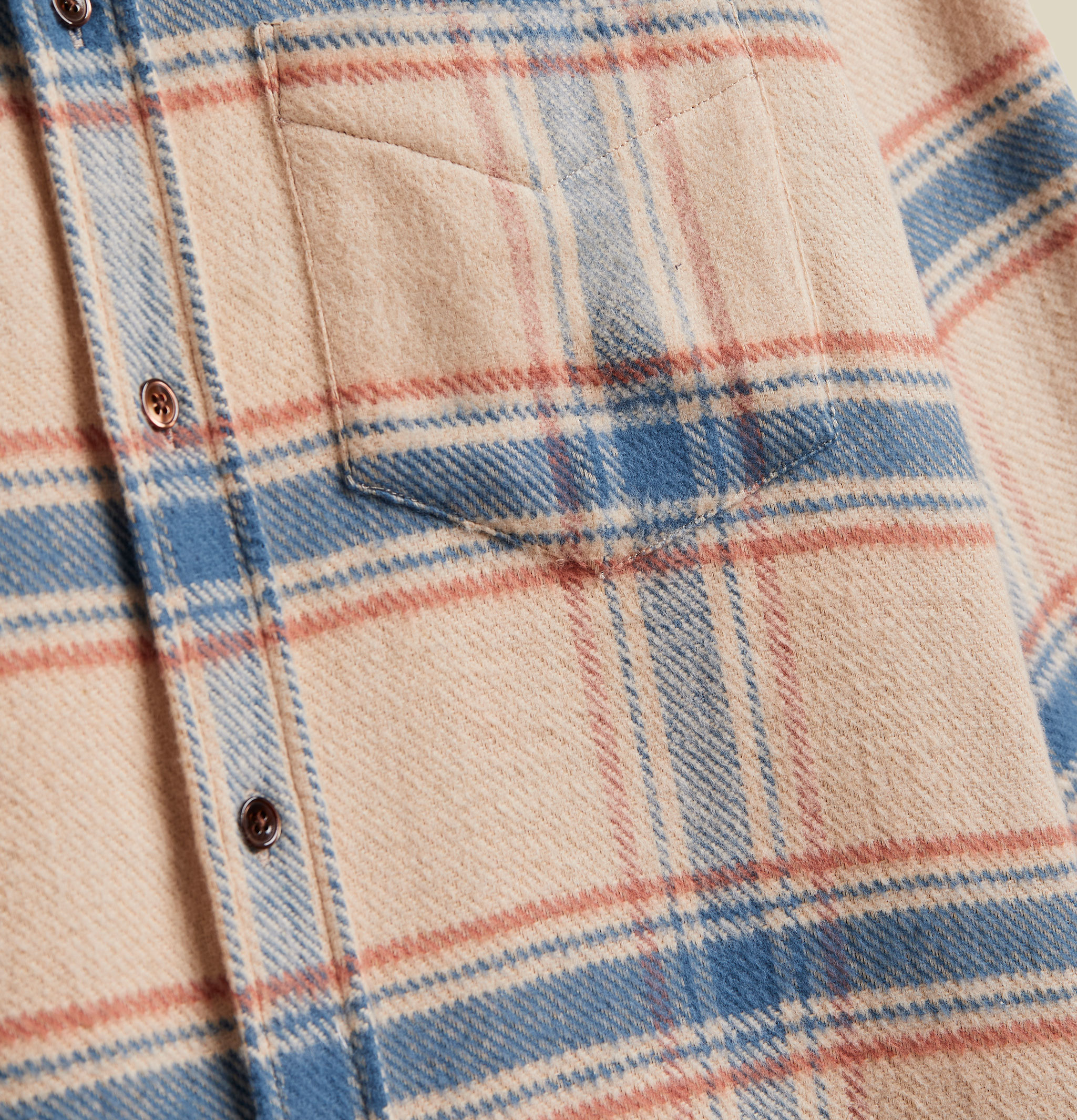 Portuguese Flannel Chemise Serena Beige