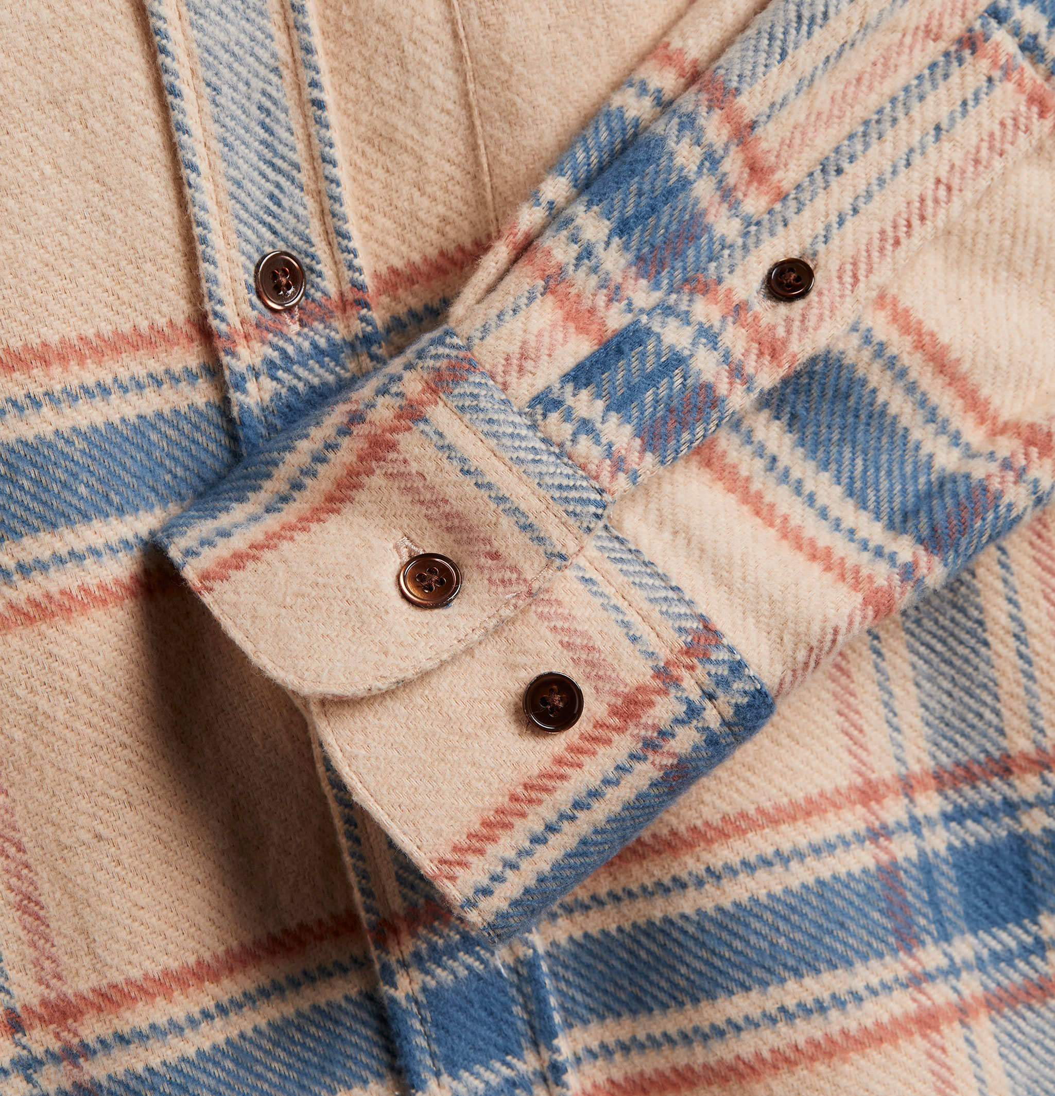 Portuguese Flannel Chemise Serena Beige