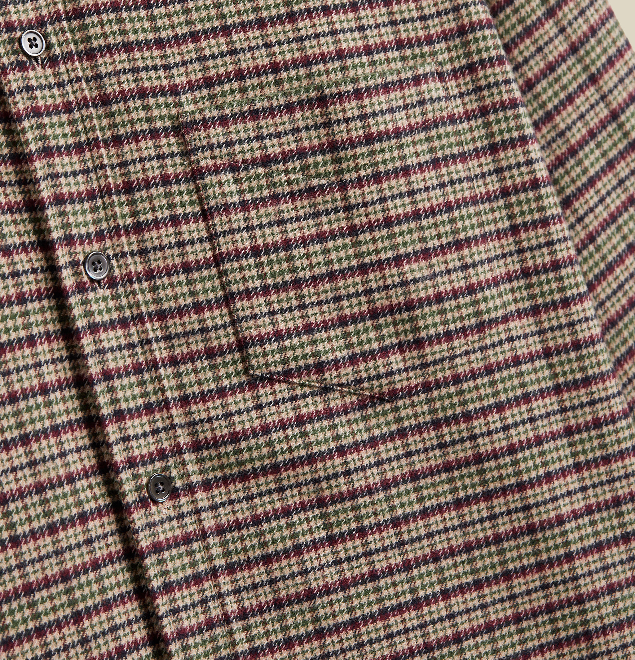 Portuguese Flannel Chemise Feno Vert