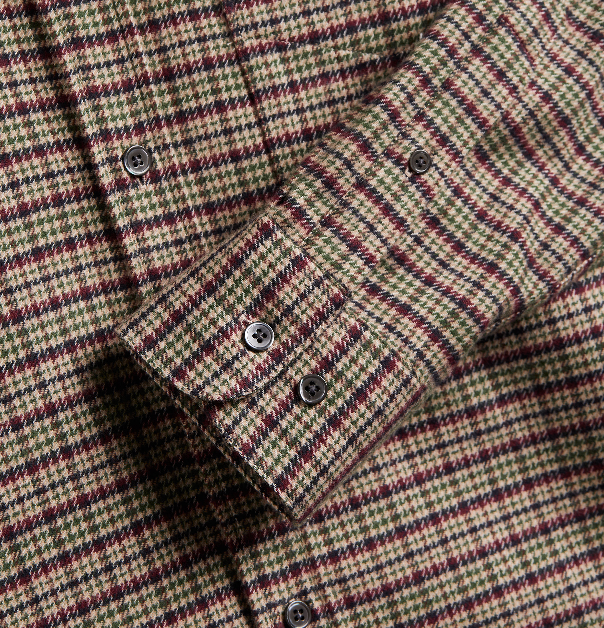 Portuguese Flannel Chemise Feno Vert