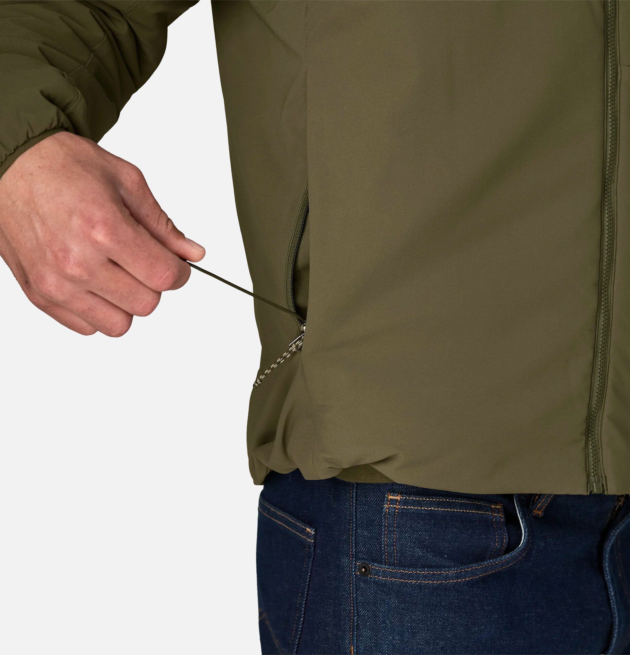 Patagonia Men's Nano-Air® Bomber Jacket in Basin Green