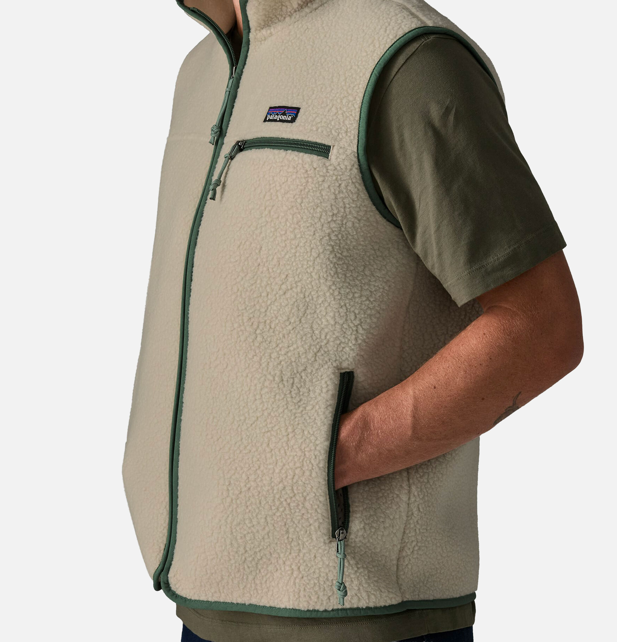 Patagonia Men's Retro Pile Fleece Pelican Canopy Jacket