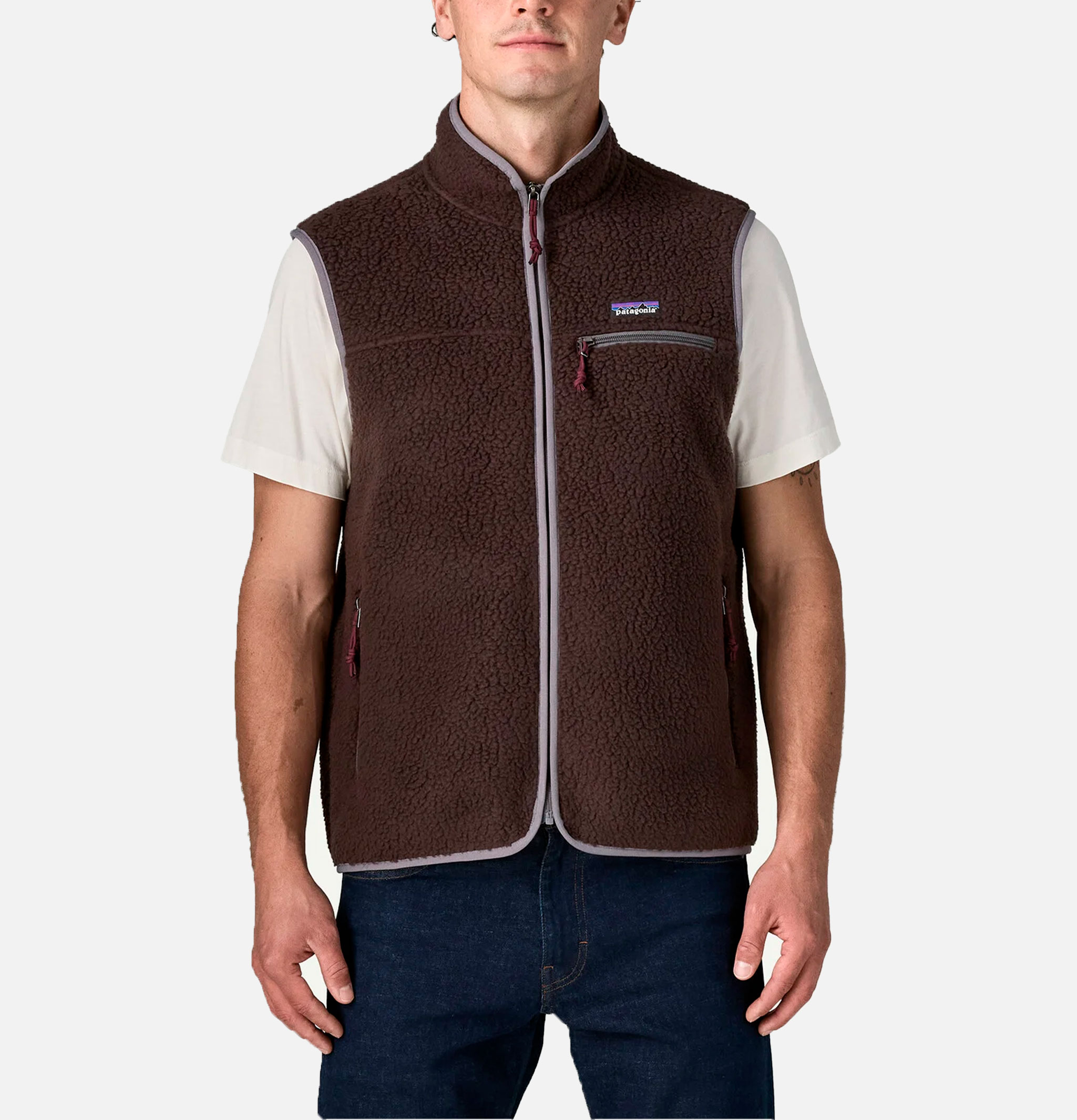 Patagonia Men's Retro Pile Fleece Jacket Den Brown