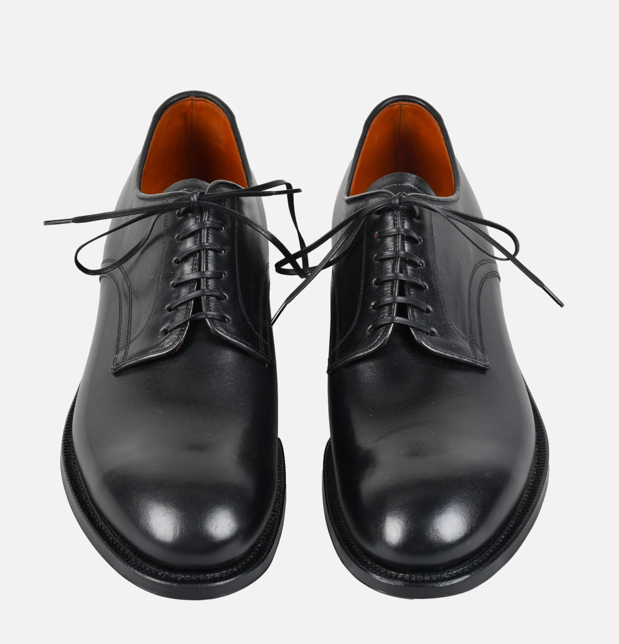 Viberg Navvy Cut Shoe Nero Kangaroo
