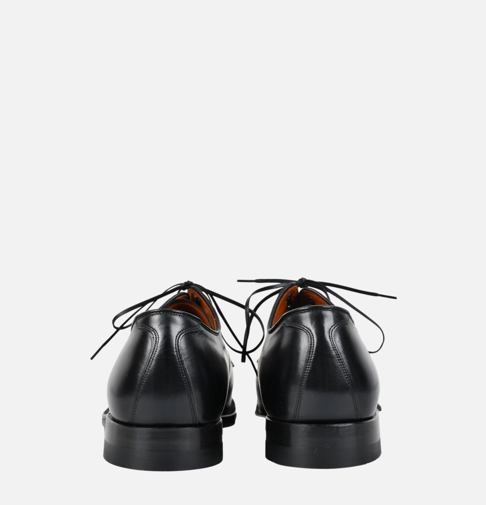 Viberg Navvy Cut Shoe Nero Kangaroo