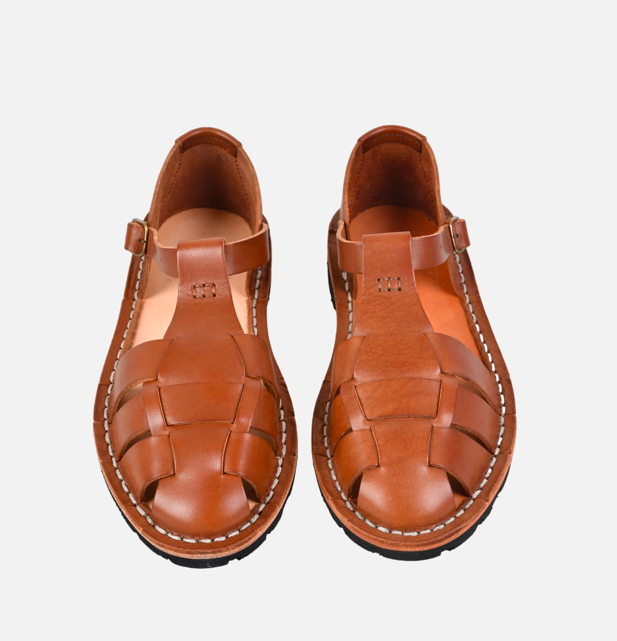 Steve Mono Artisanal Sandals 10/01 Calf Chocolate
