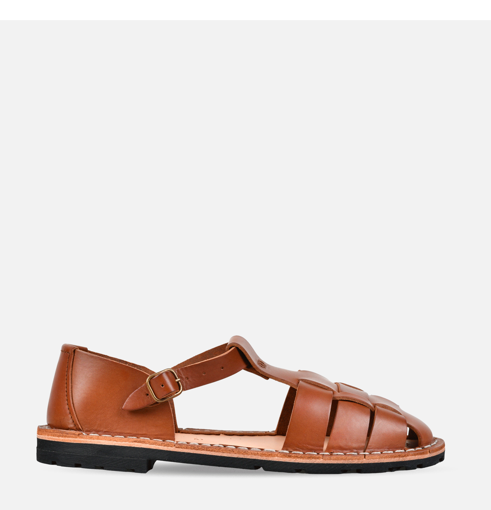 Steve Mono Artisanal Sandals 10/01 Calf Chocolate