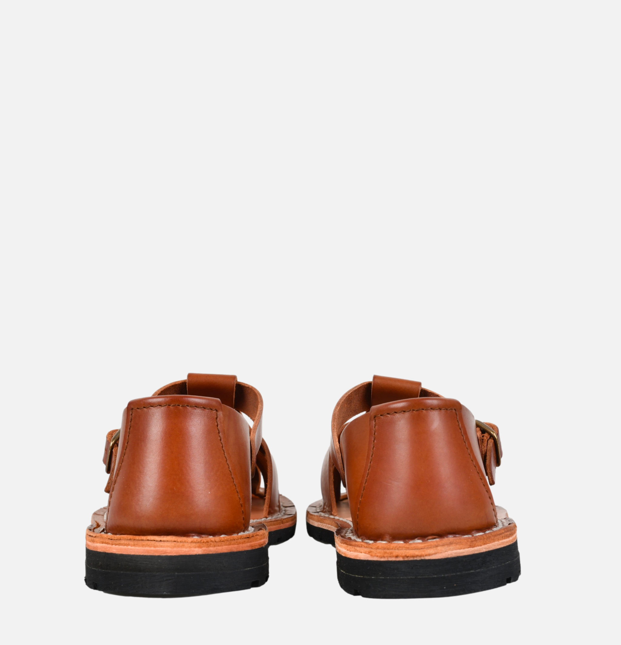 Steve Mono Artisanal Sandals 10/01 Calf Chocolate