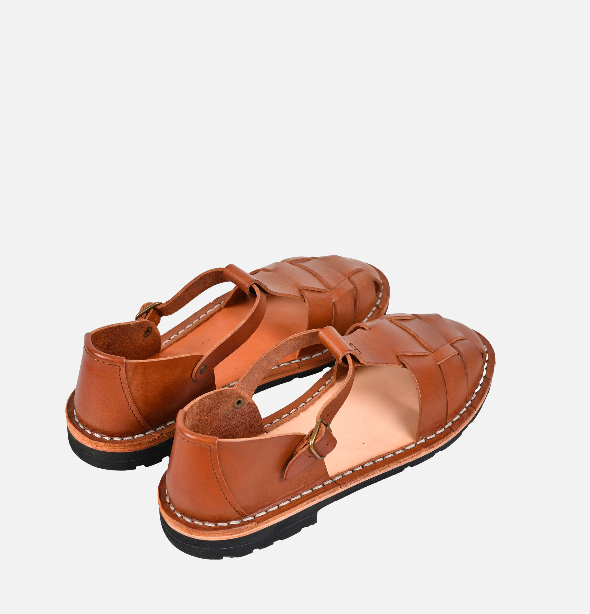 Steve Mono Artisanal Sandals 10/01 Calf Chocolate