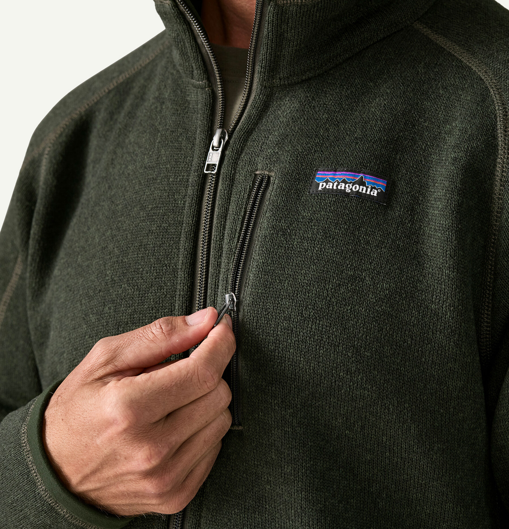 Patagonia Men's Better Sweater™ Old Growth Green Fleece Jacket