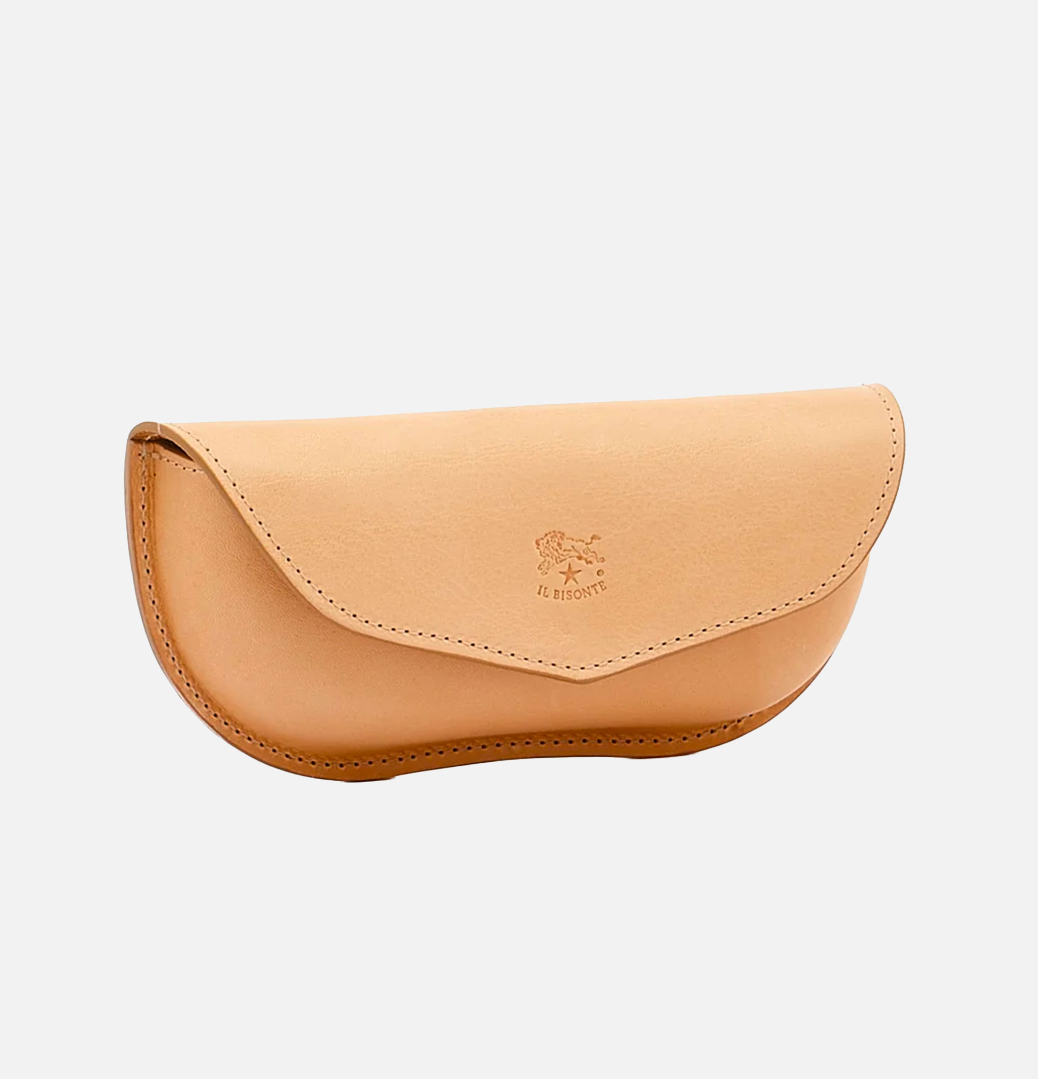 Il Bisonte Caramel Eyeglass Case