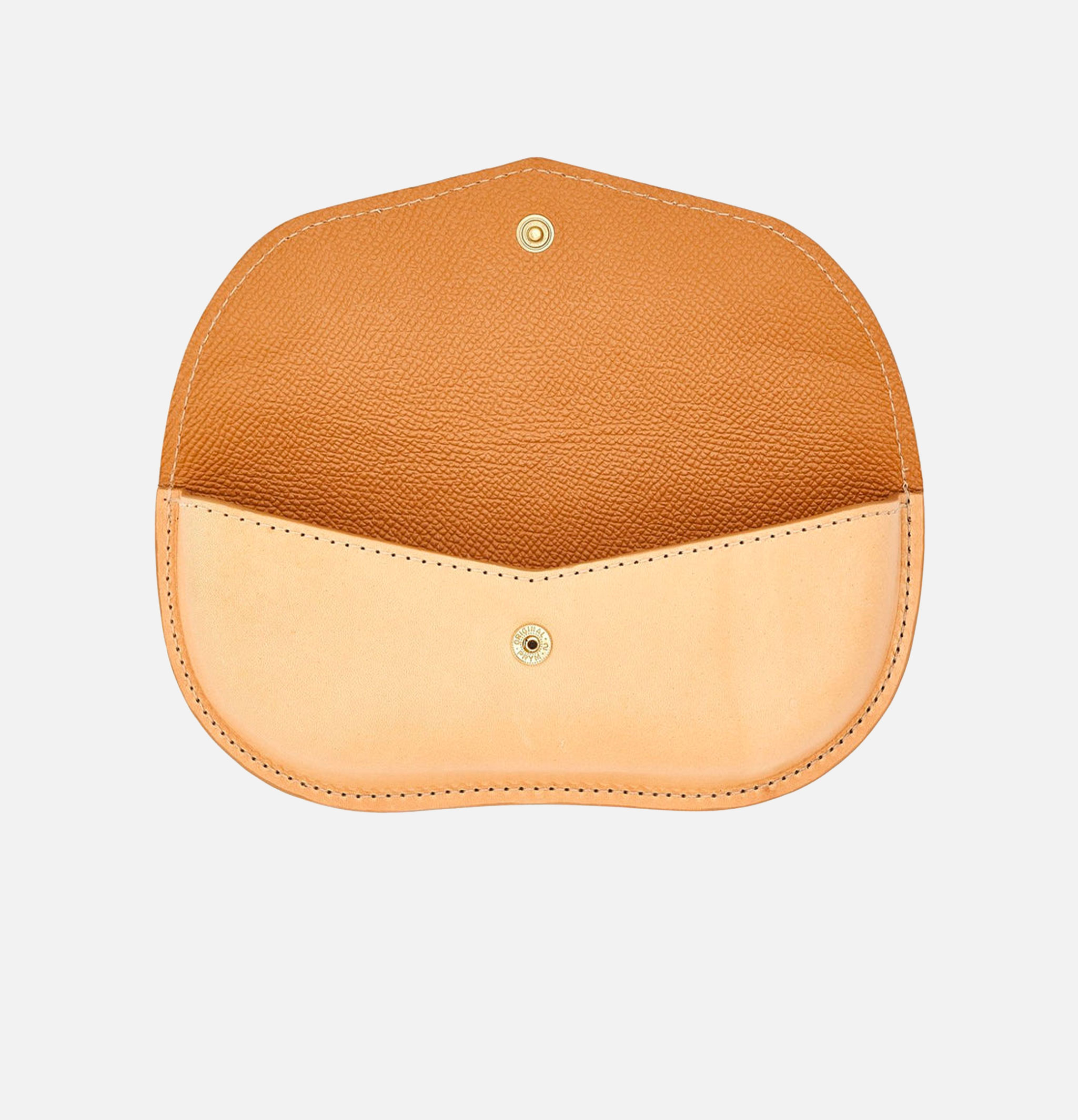 Il Bisonte Caramel Eyeglass Case