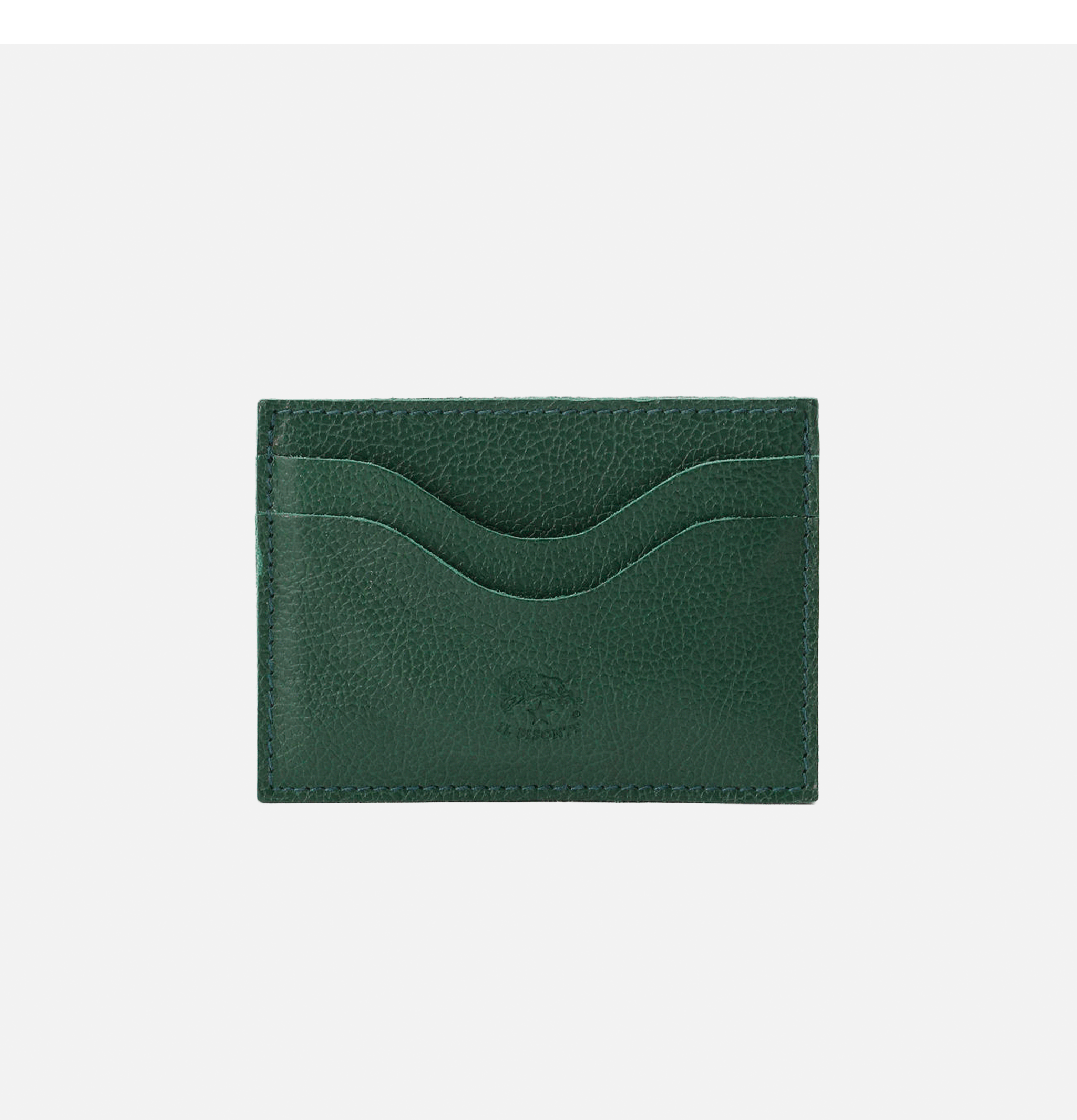 Il Bisonte Verde Oleandro Leather Card Holder