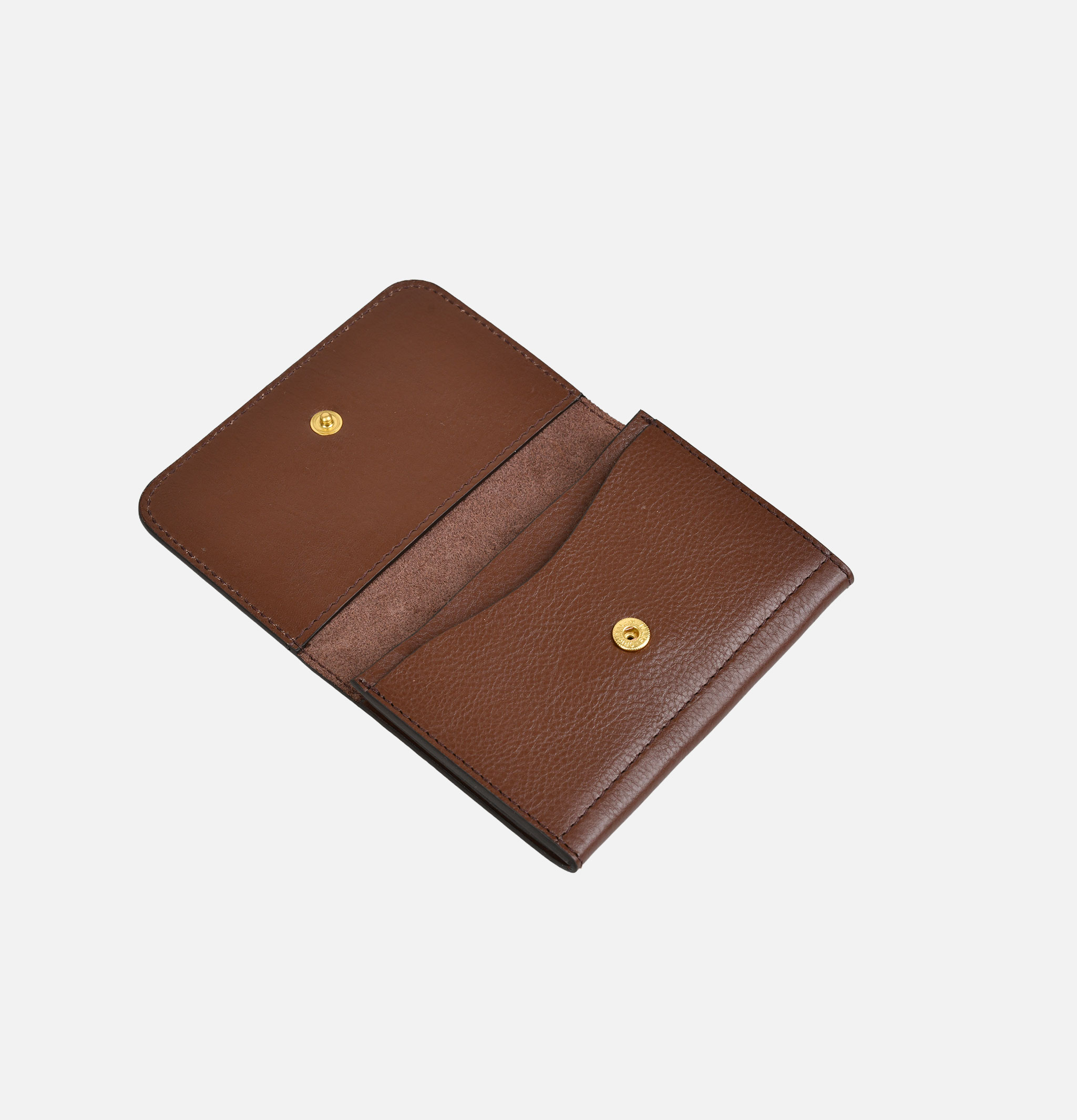 Il Bisonte Galileo Card Holder Brown