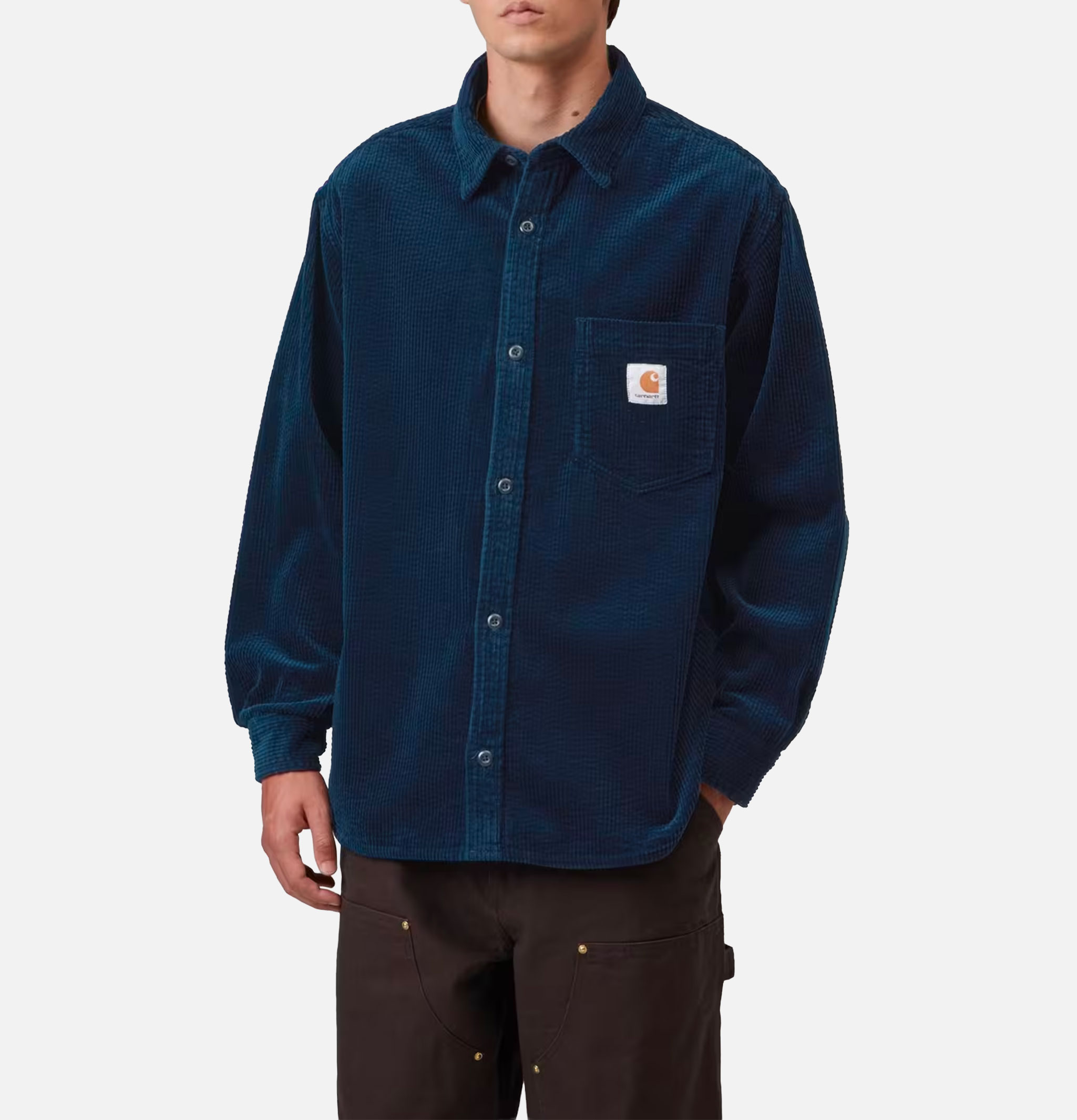 Carhartt WIP Chemise Loyde Corduroy Dark Navy