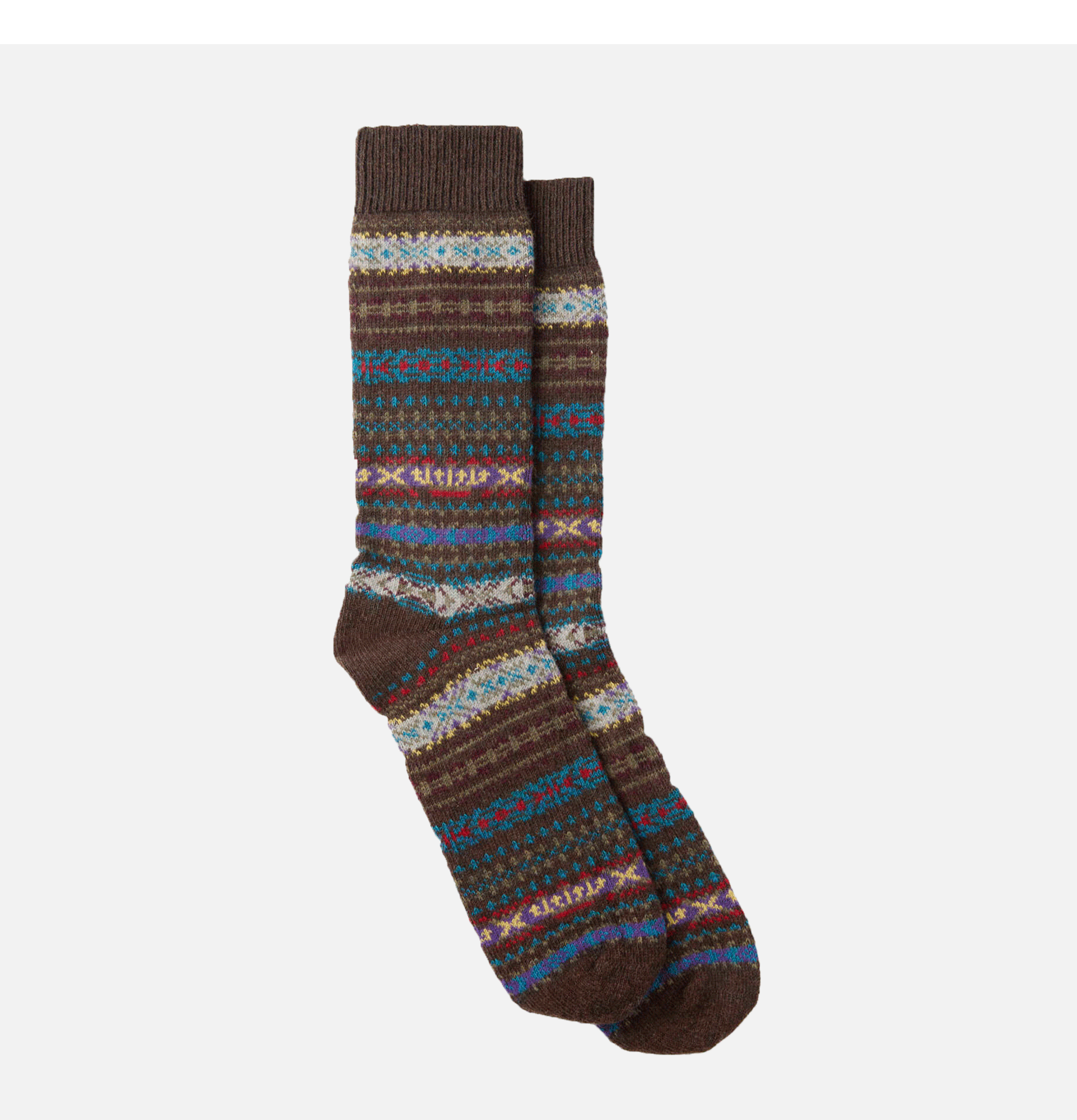 Barbour Chaussettes Boyd Chocolate Brown