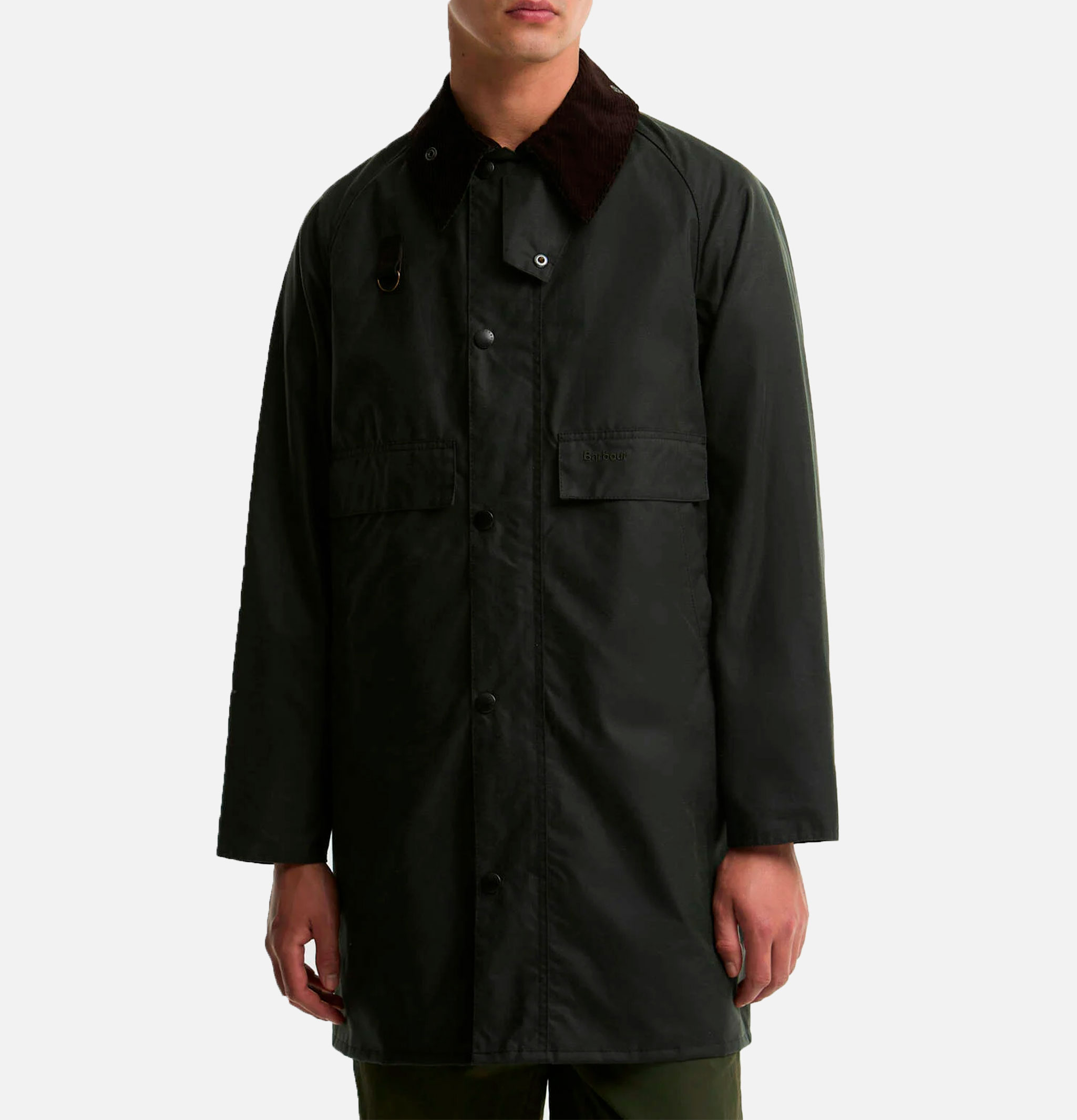 Barbour Veste cirée Long Spey Sage