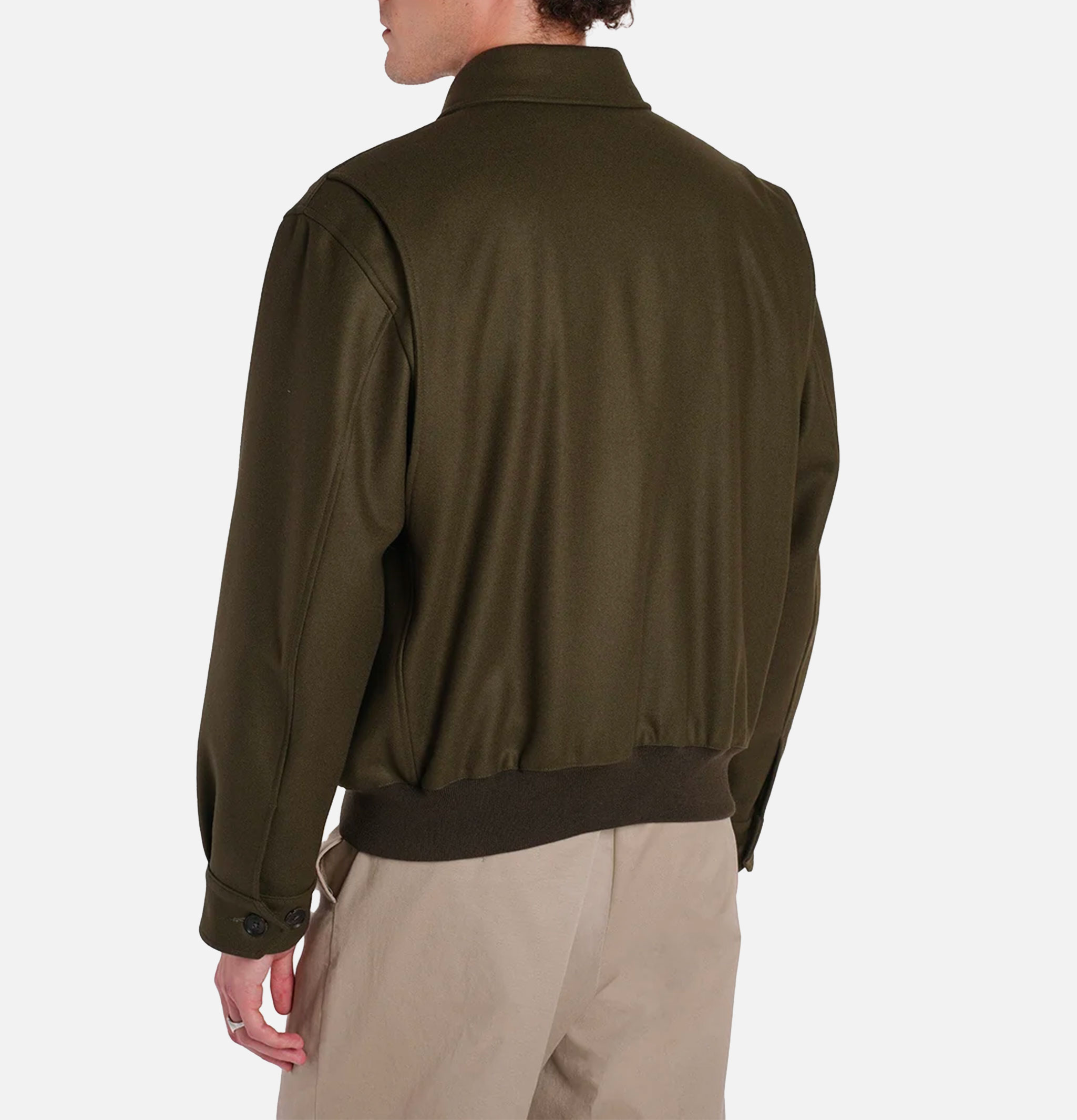 Baracuta G18 Melton Jacket in Beech Green