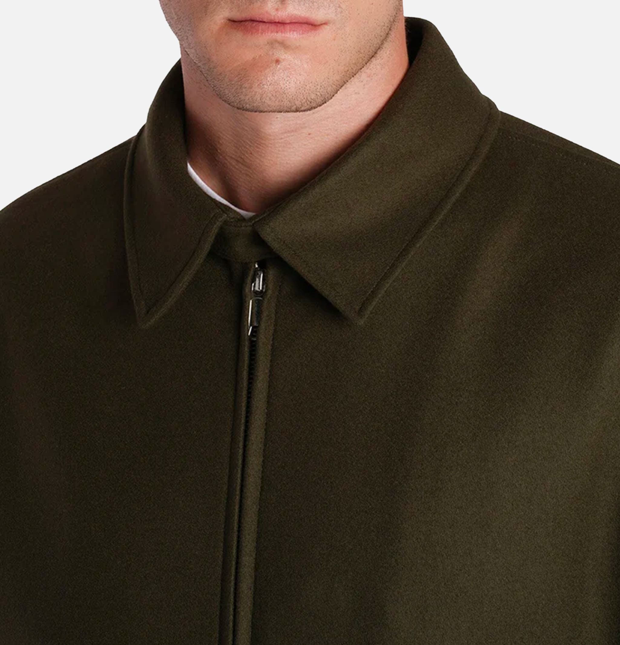 Baracuta G18 Melton Jacket in Beech Green